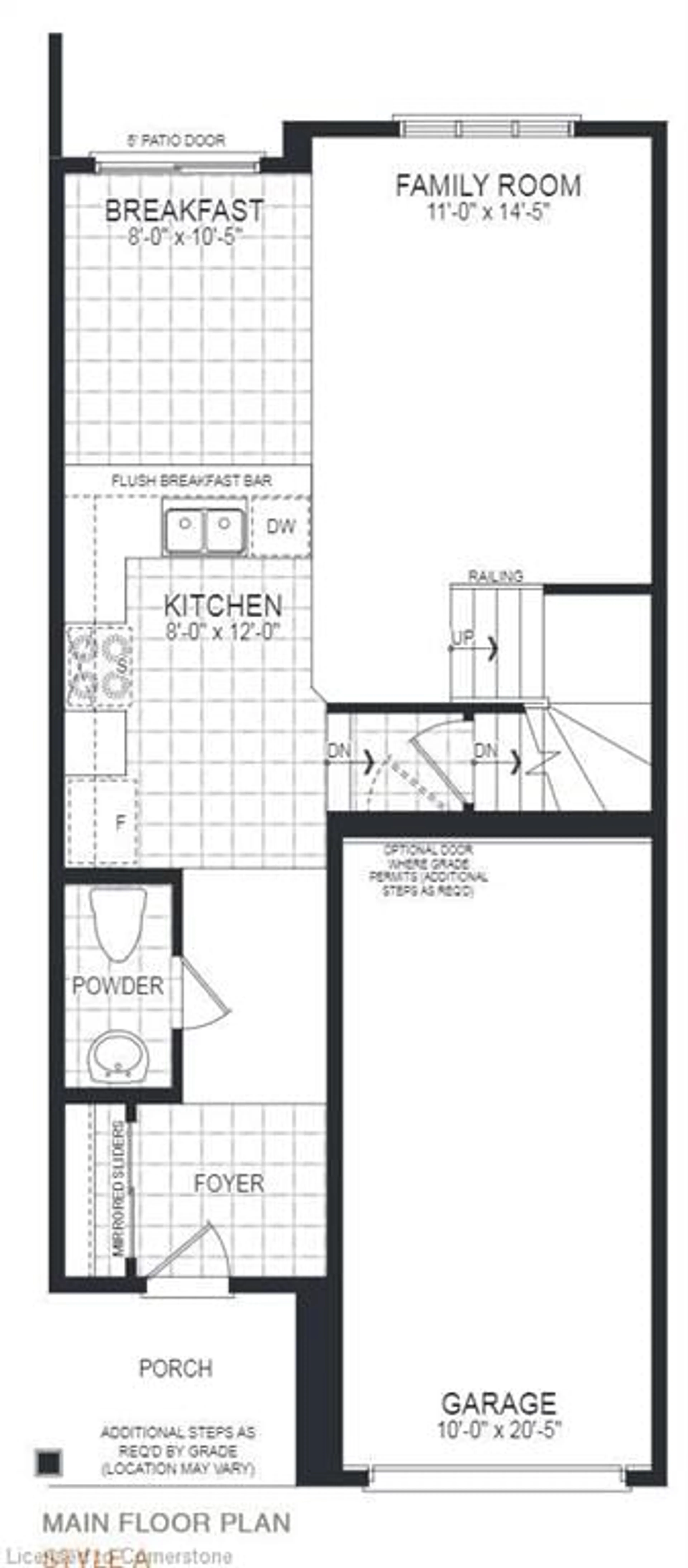 Floor plan for 15 Longboat Run West, Brantford Ontario N3T 0P3