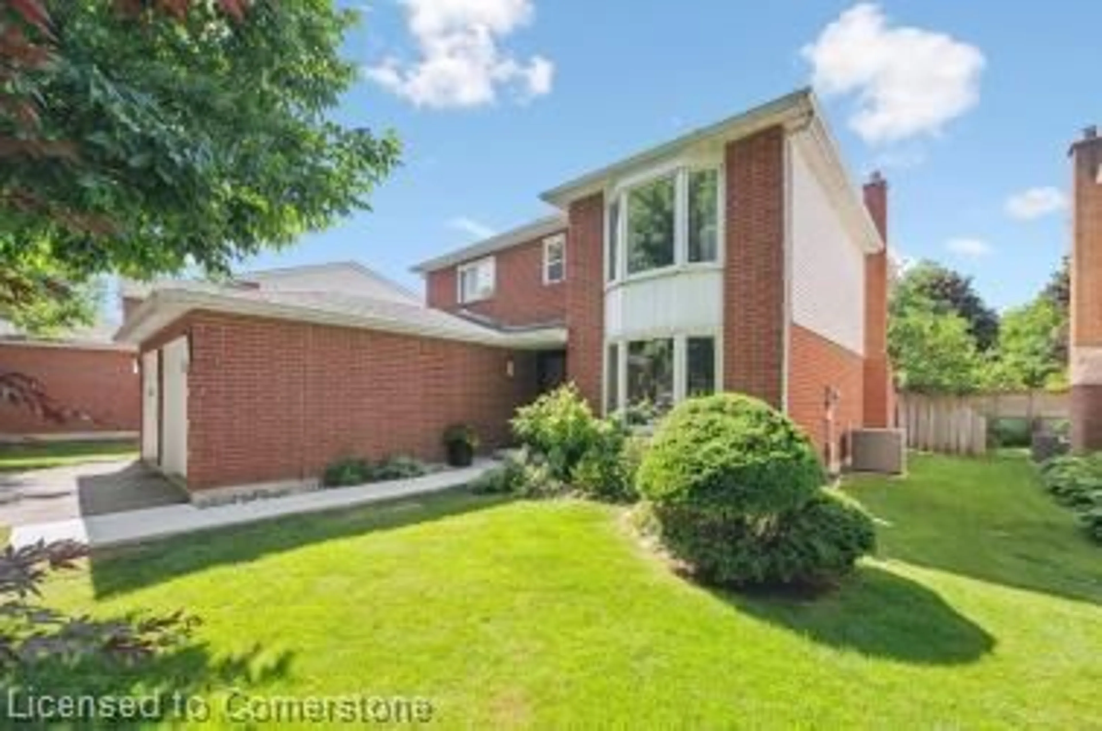 Home with brick exterior material, street for 468 Clovervalley Crt, Waterloo Ontario N2T 1X4