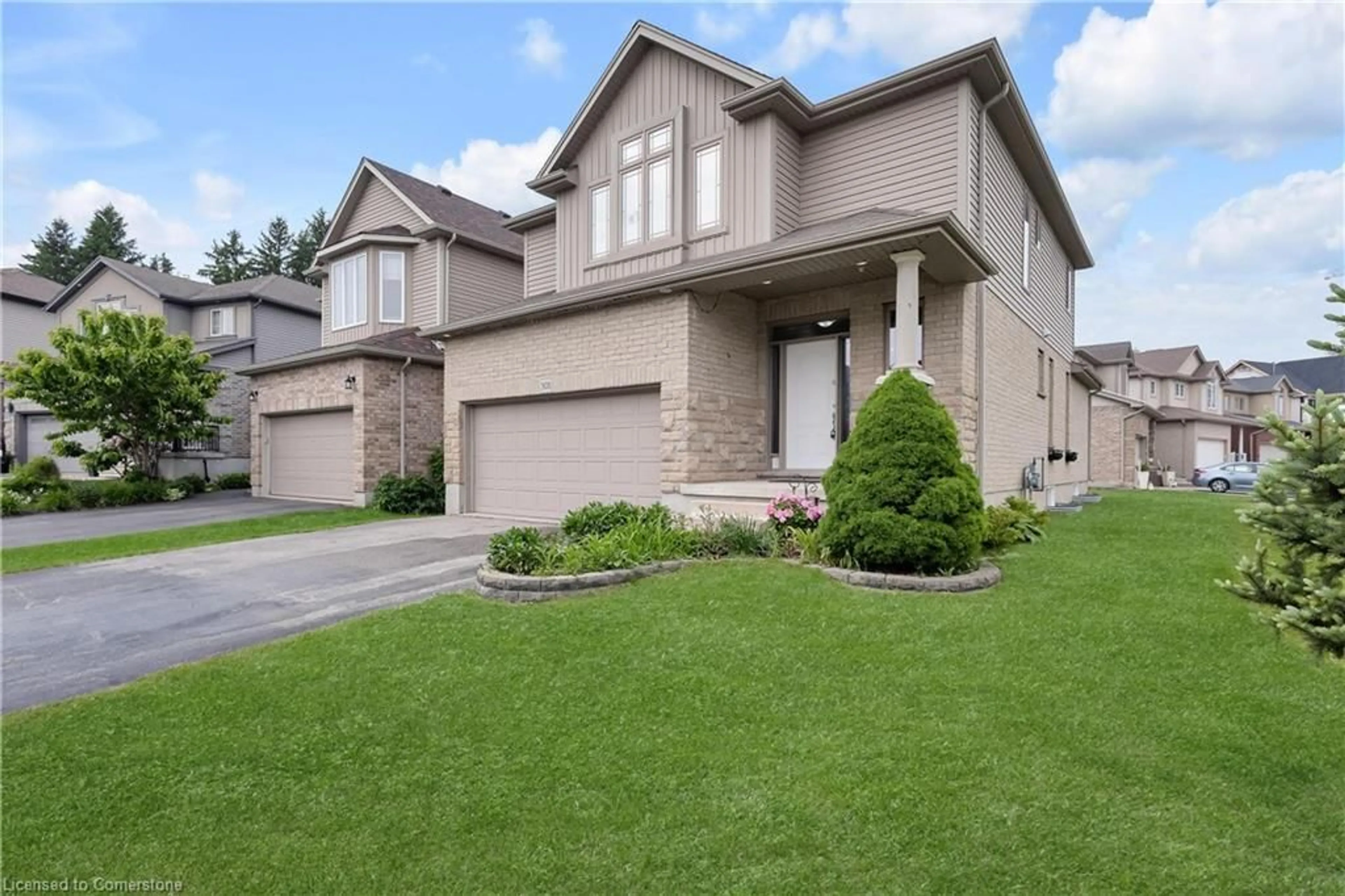 Home with brick exterior material, street for 301 Westpark Cres, Waterloo Ontario N2T 0A4