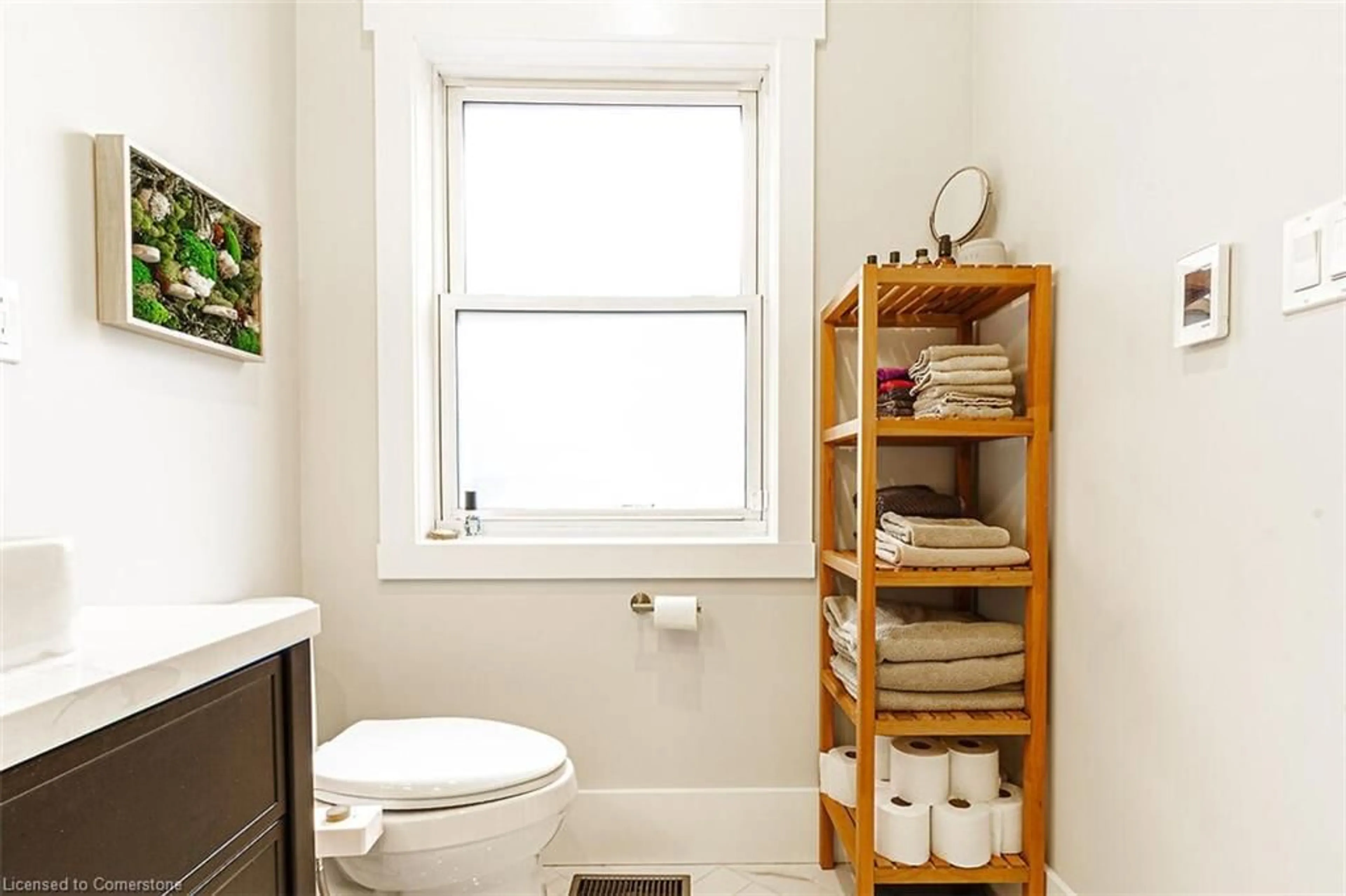 Standard bathroom, ceramic/tile floor for 294 Caroline St, Hamilton Ontario L9P 3L9