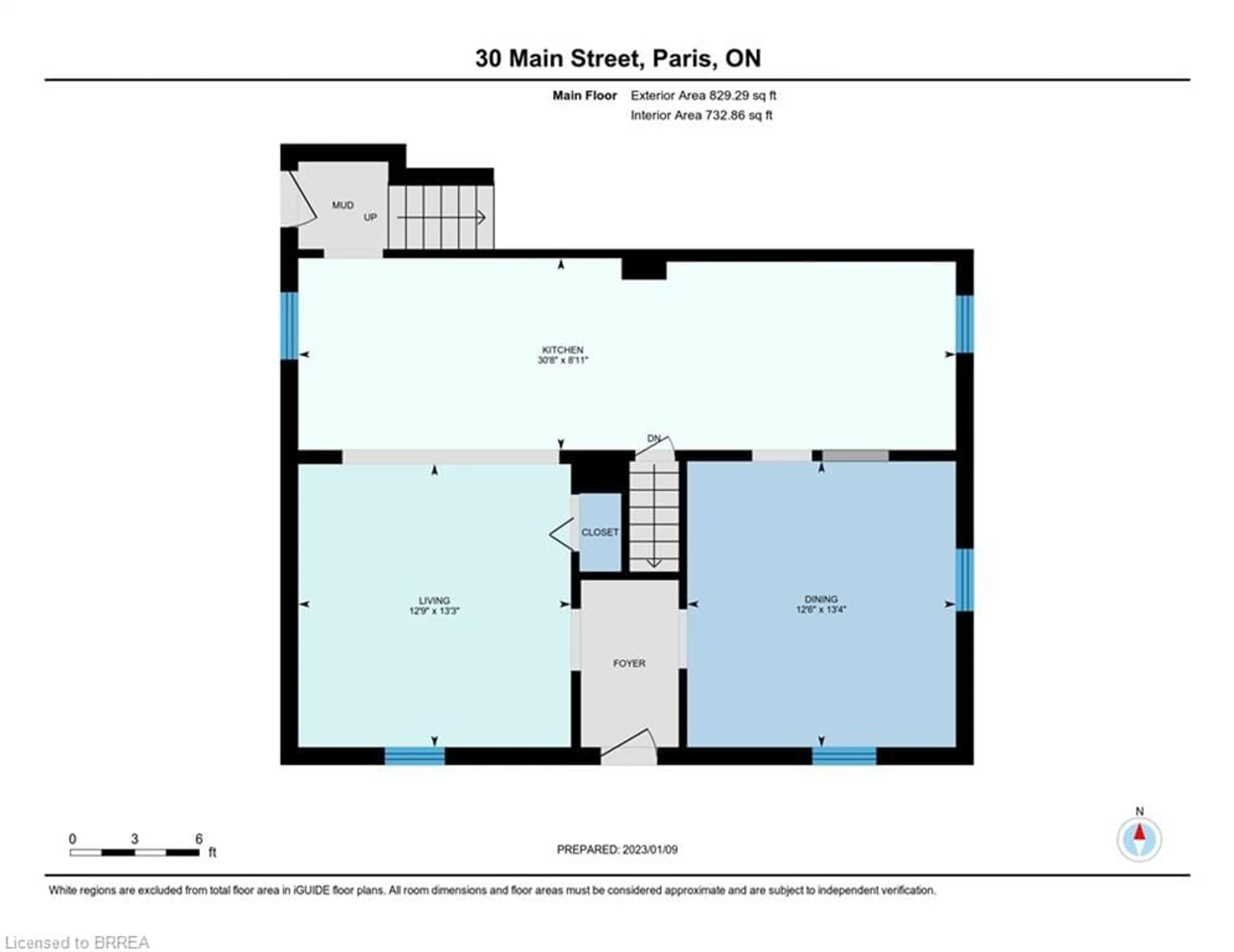 Floor plan for 30 Main St, Paris Ontario N3L 1E3