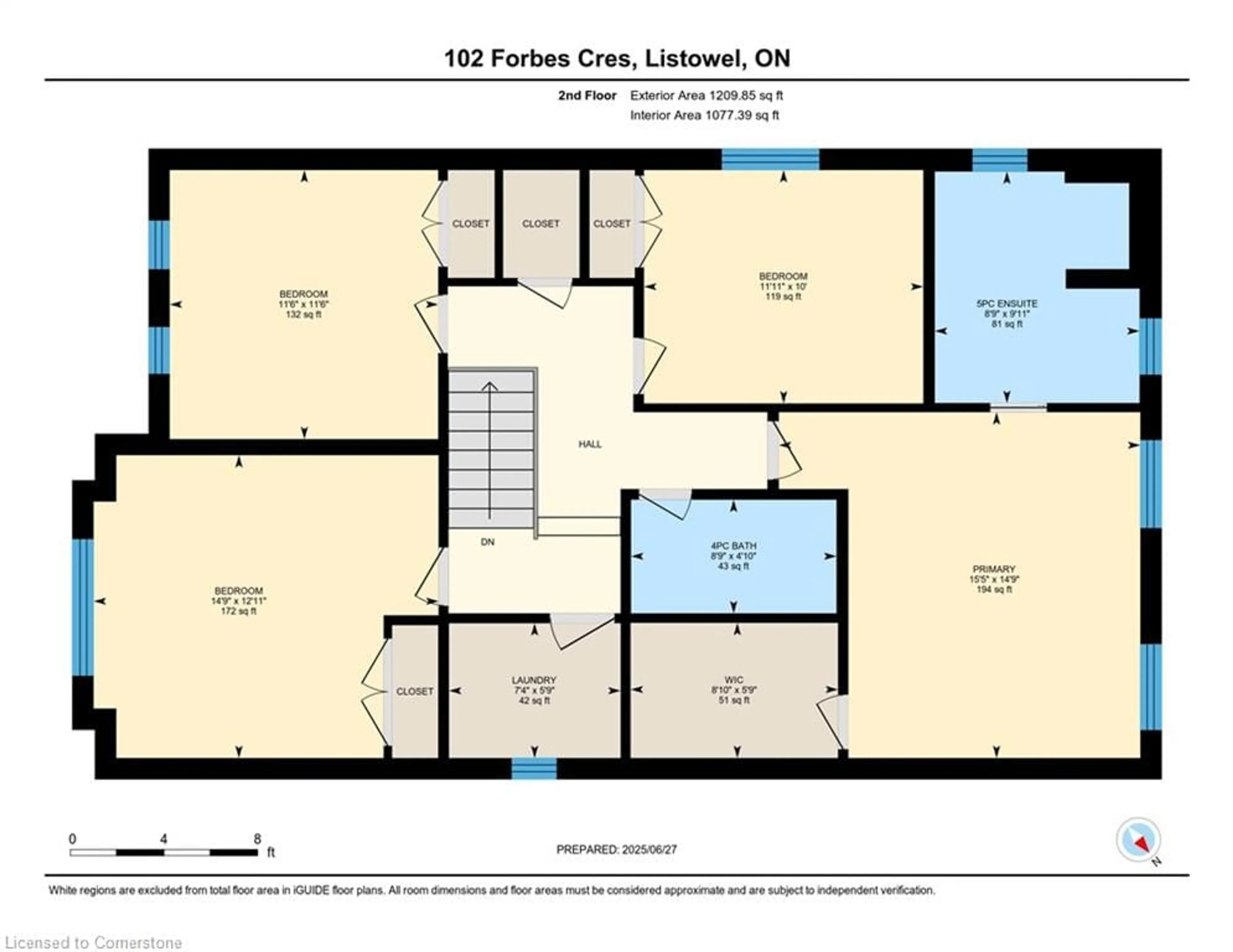 Floor plan for 102 Forbes Cres, Listowel Ontario N4W 0B4
