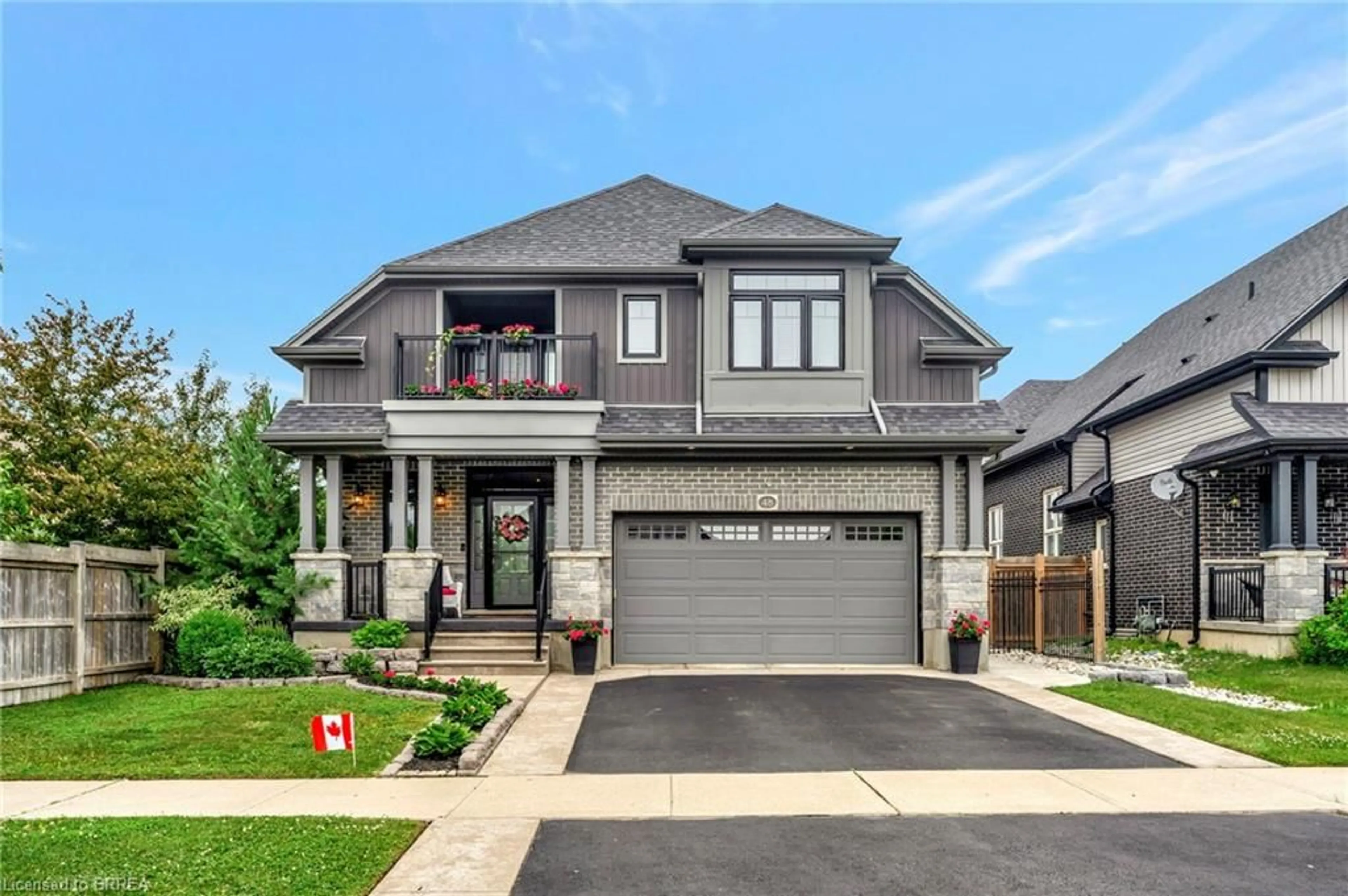 Home with brick exterior material, street for 48 Crawford Pl, Paris Ontario N3L 0A7
