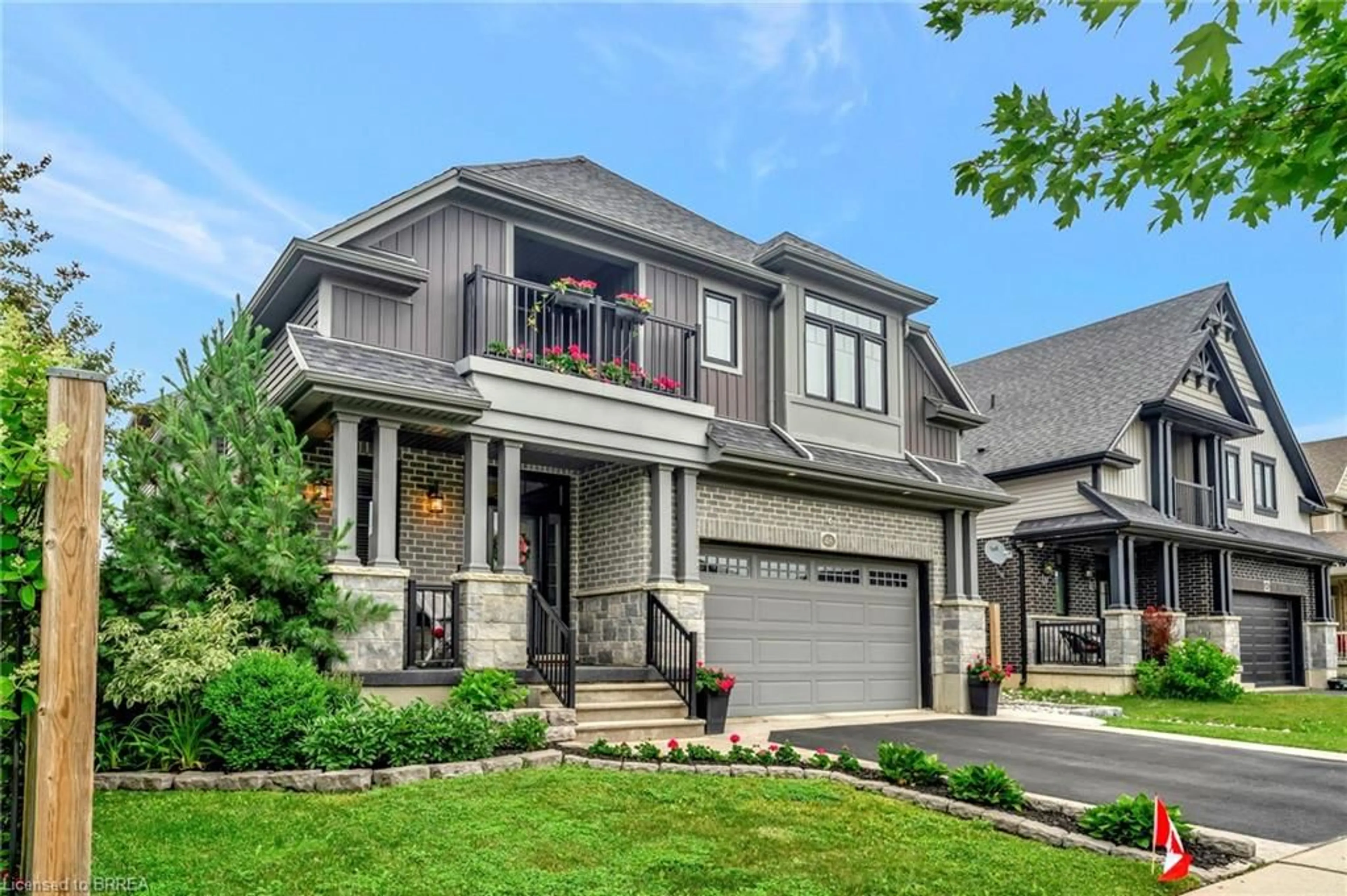 Home with brick exterior material, street for 48 Crawford Pl, Paris Ontario N3L 0A7