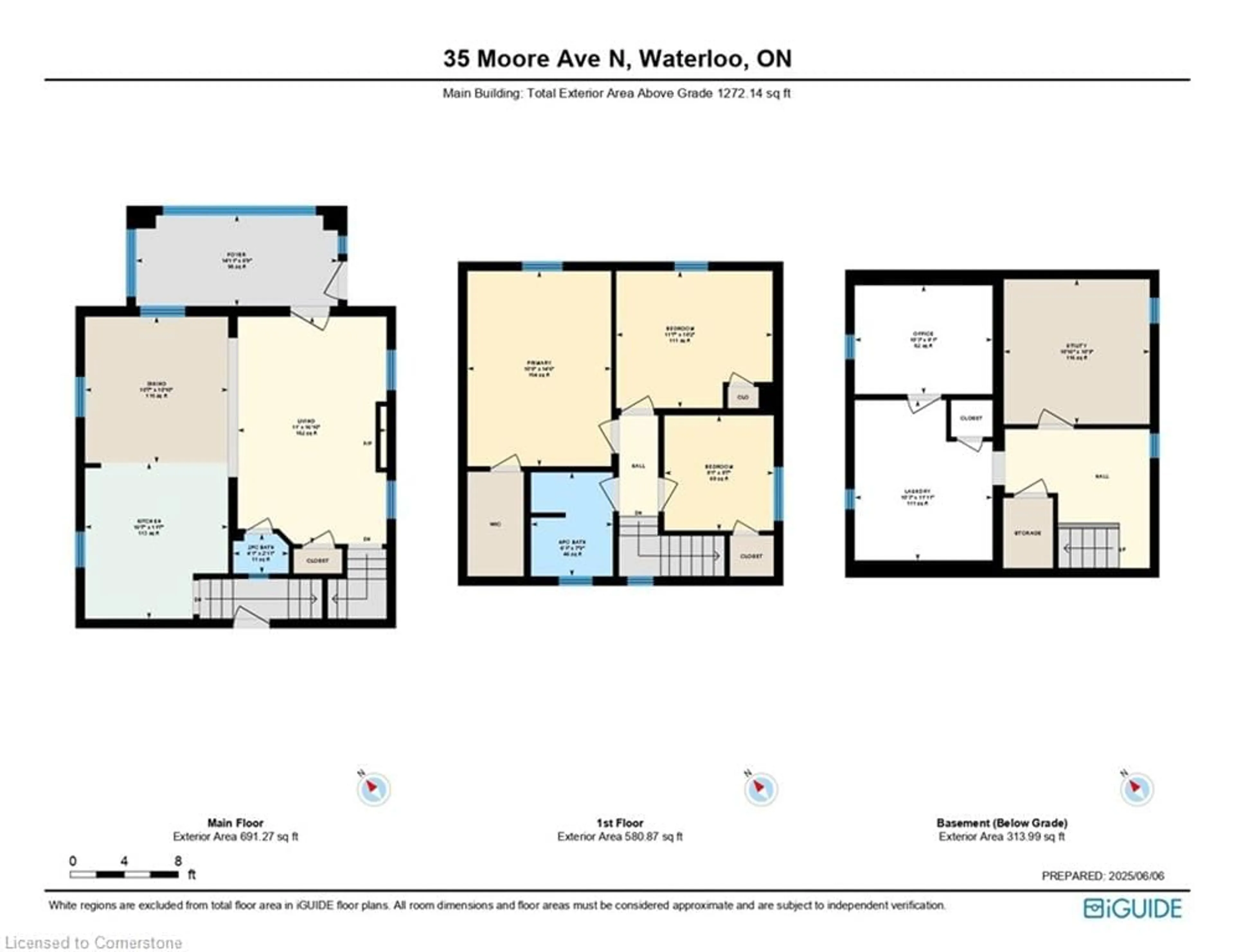Floor plan for 35 Moore Ave, Waterloo Ontario N2J 3E4