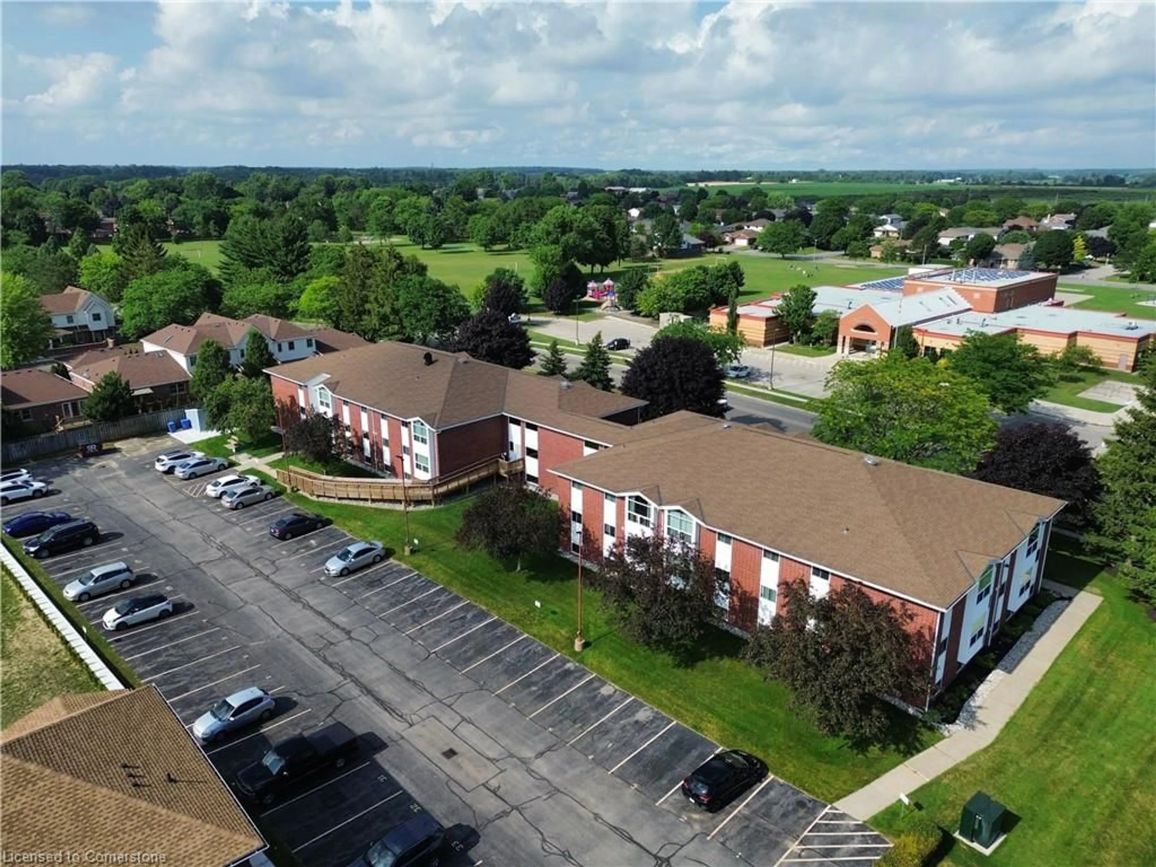 A pic from outside/outdoor area/front of a property/back of a property/a pic from drone, building for 60 Donly Dr #310, Simcoe Ontario N3Y 5K3
