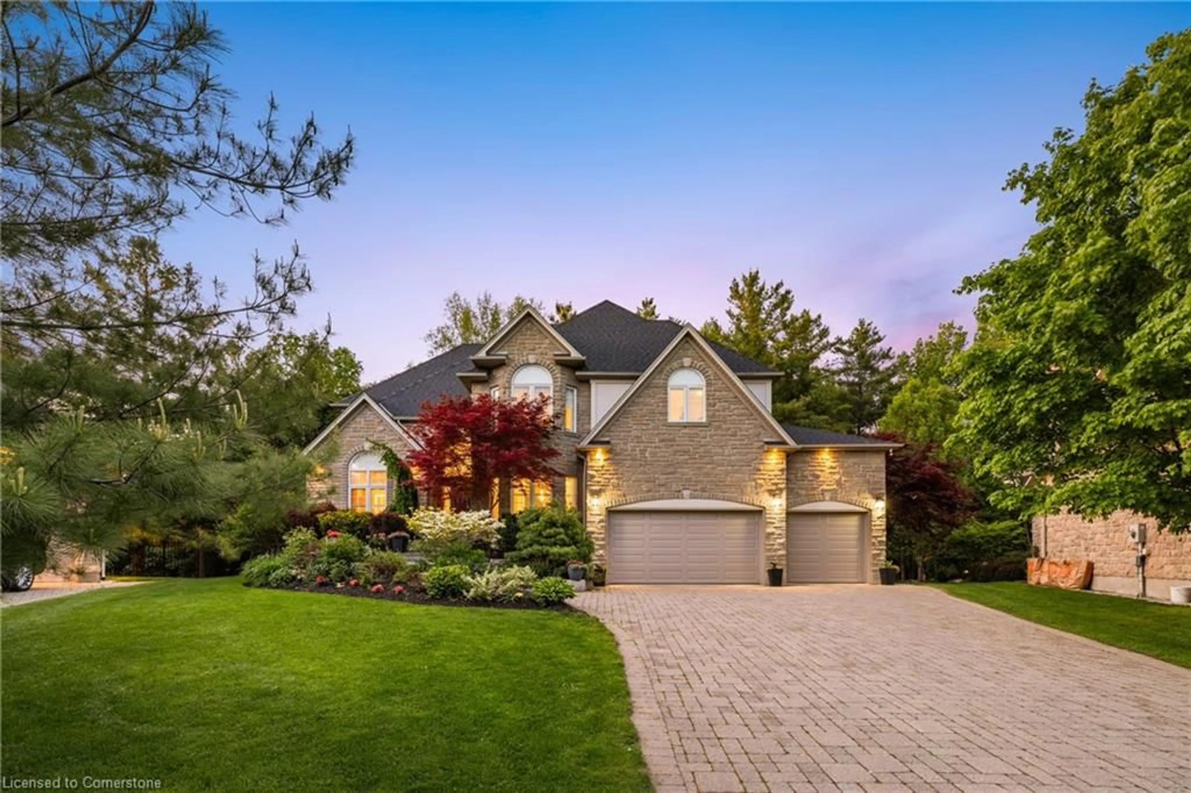 Home with brick exterior material, street for 80 Cedarbrook Crt, Cambridge Ontario N1T 1W8