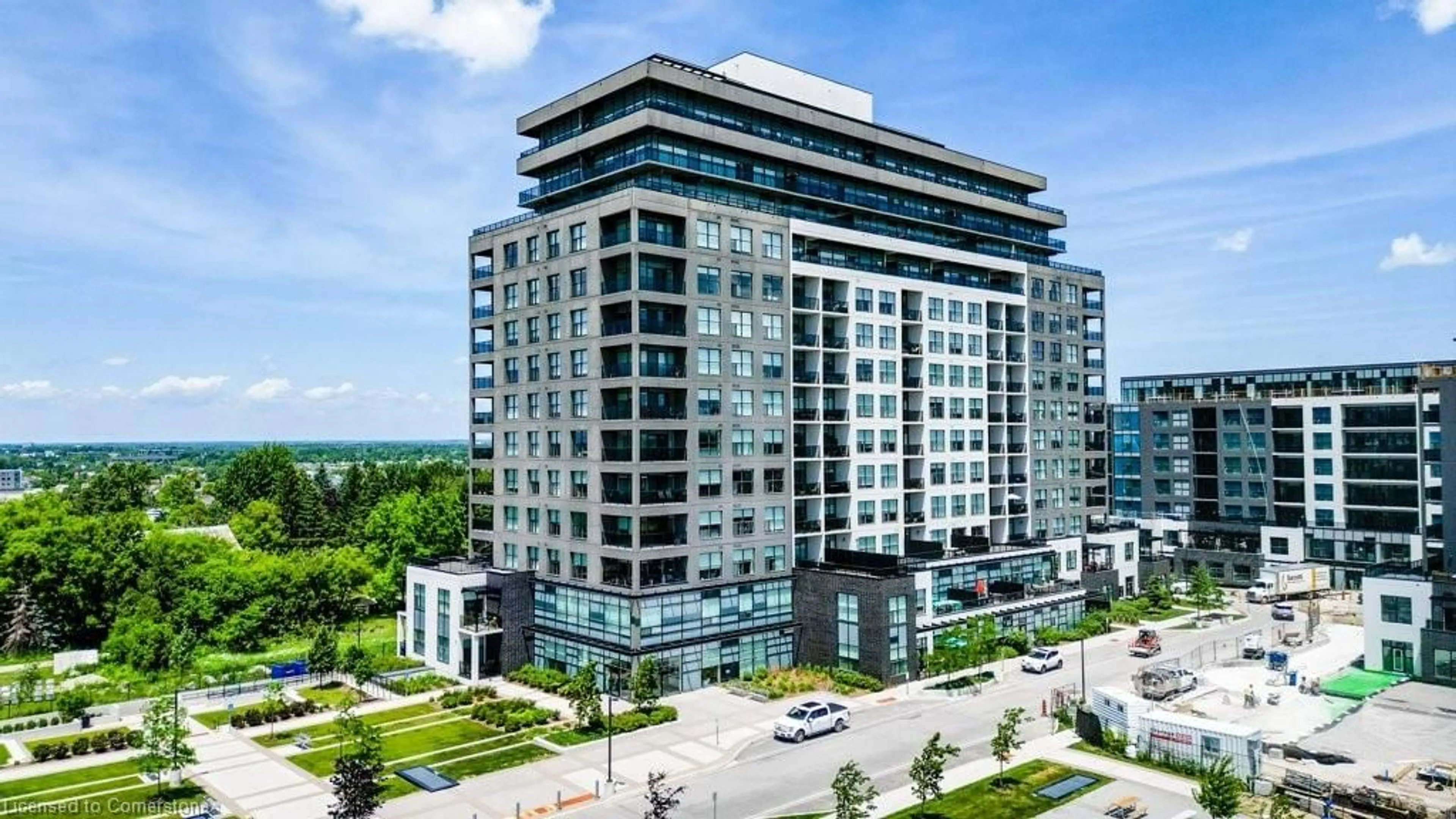 A pic from outside/outdoor area/front of a property/back of a property/a pic from drone, building for 1880 Gordon St #109, Guelph Ontario N1L 0P5