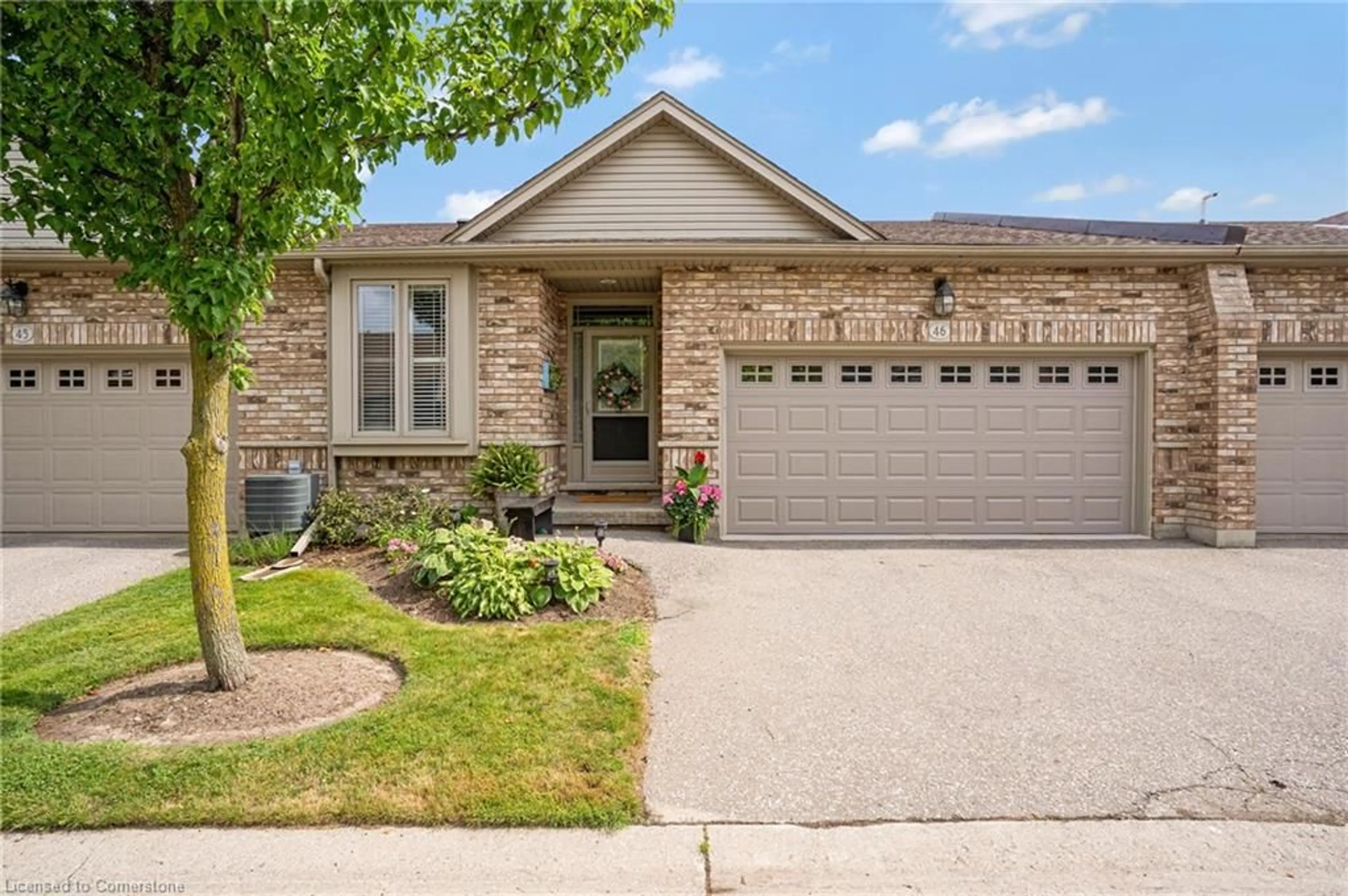 Home with brick exterior material, street for 20 Isherwood Ave #46, Cambridge Ontario N1R 8P9