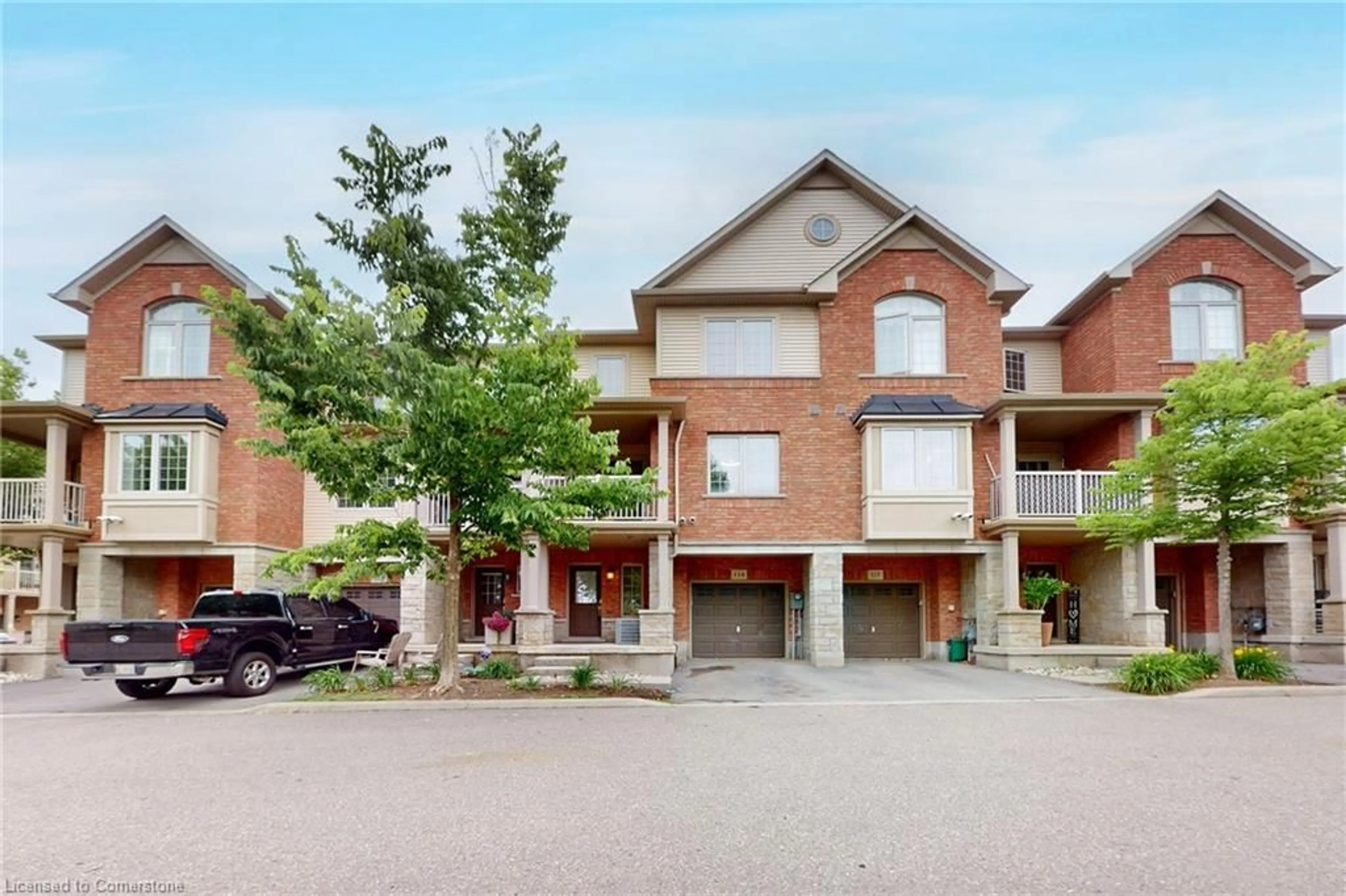 Home with brick exterior material, street for 1401 Plains Rd #114, Burlington Ontario L7R 0C2