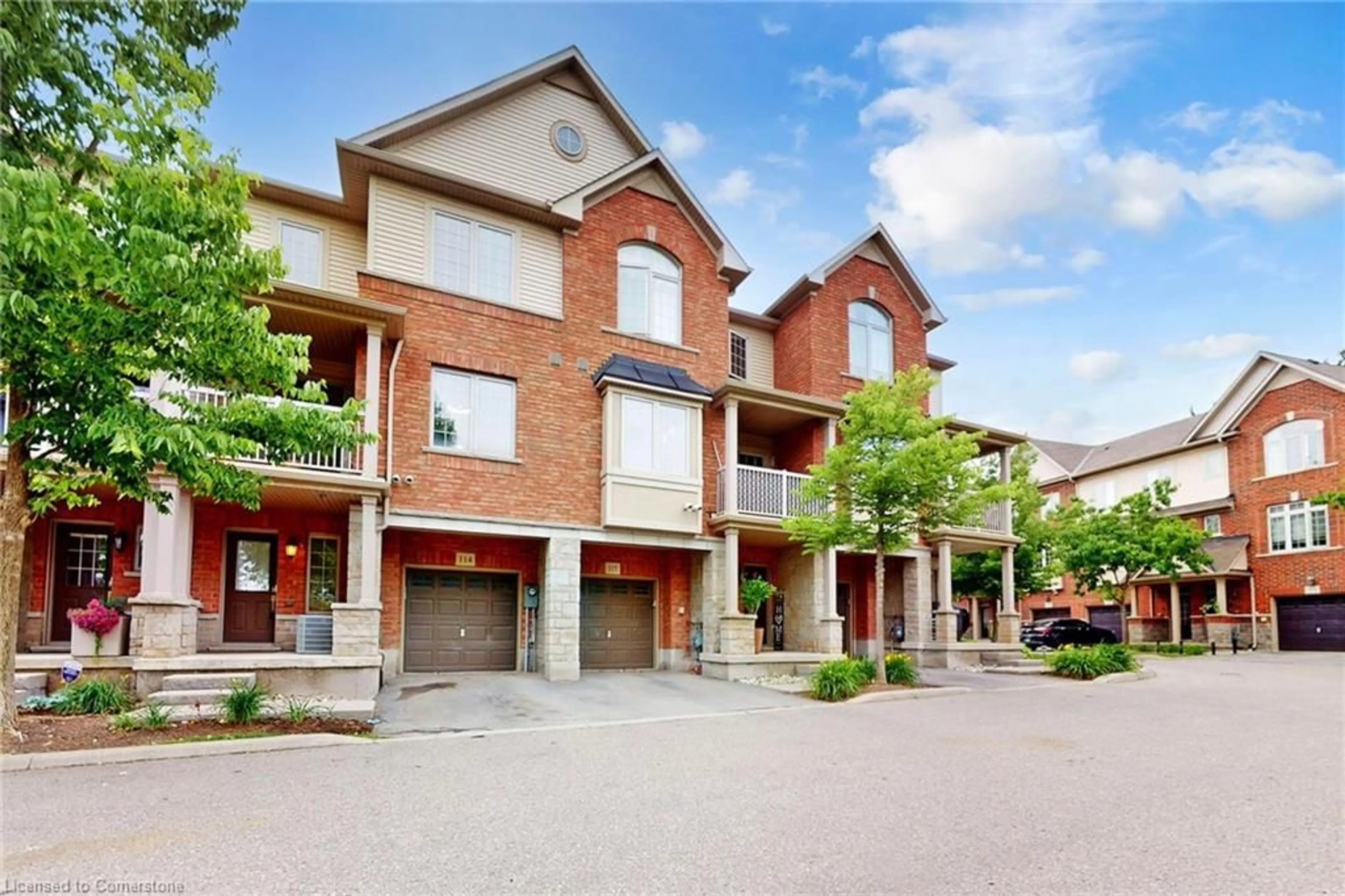 Home with brick exterior material, street for 1401 Plains Rd #114, Burlington Ontario L7R 0C2