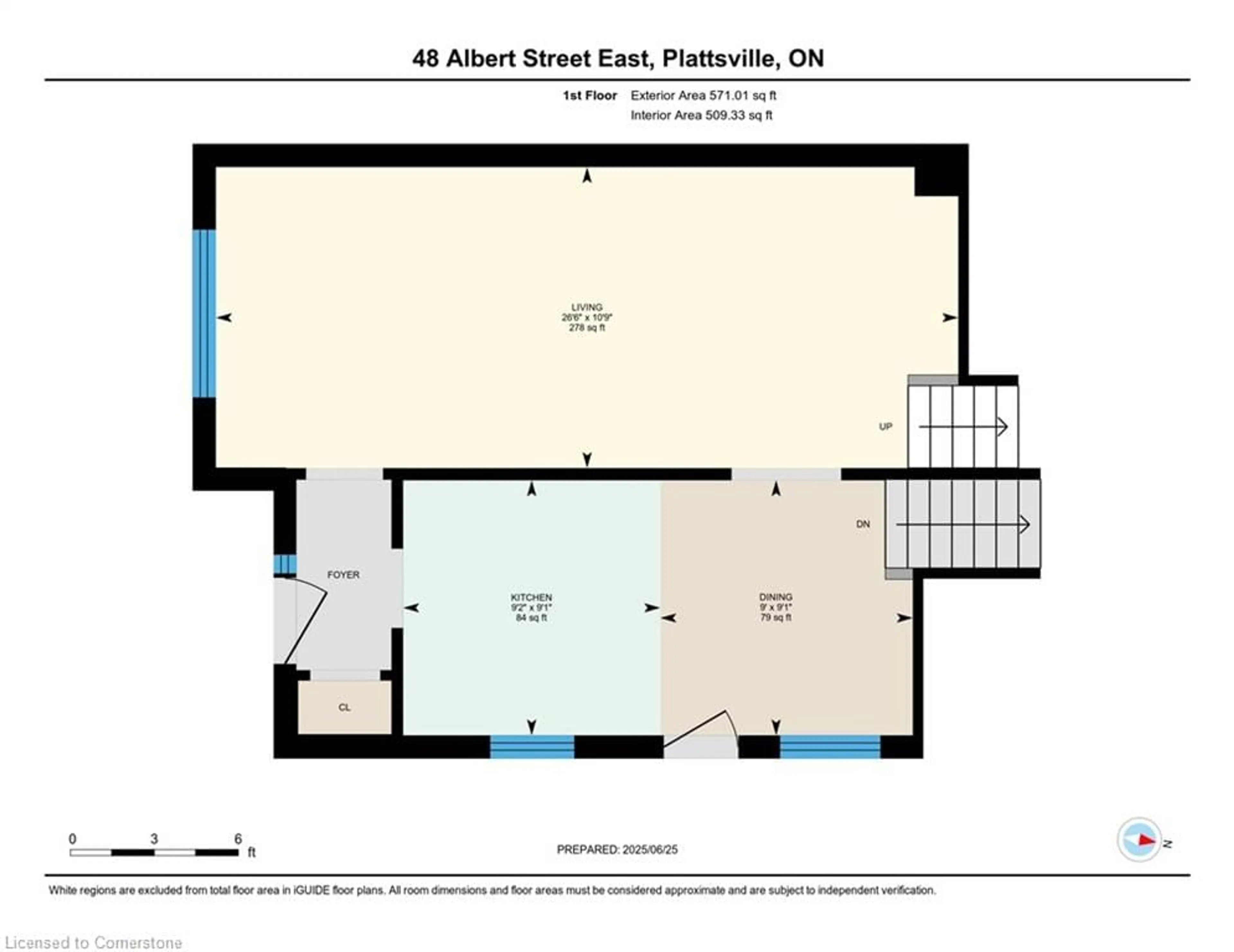 Floor plan for 48 Albert St, Plattsville Ontario N0J 1S0