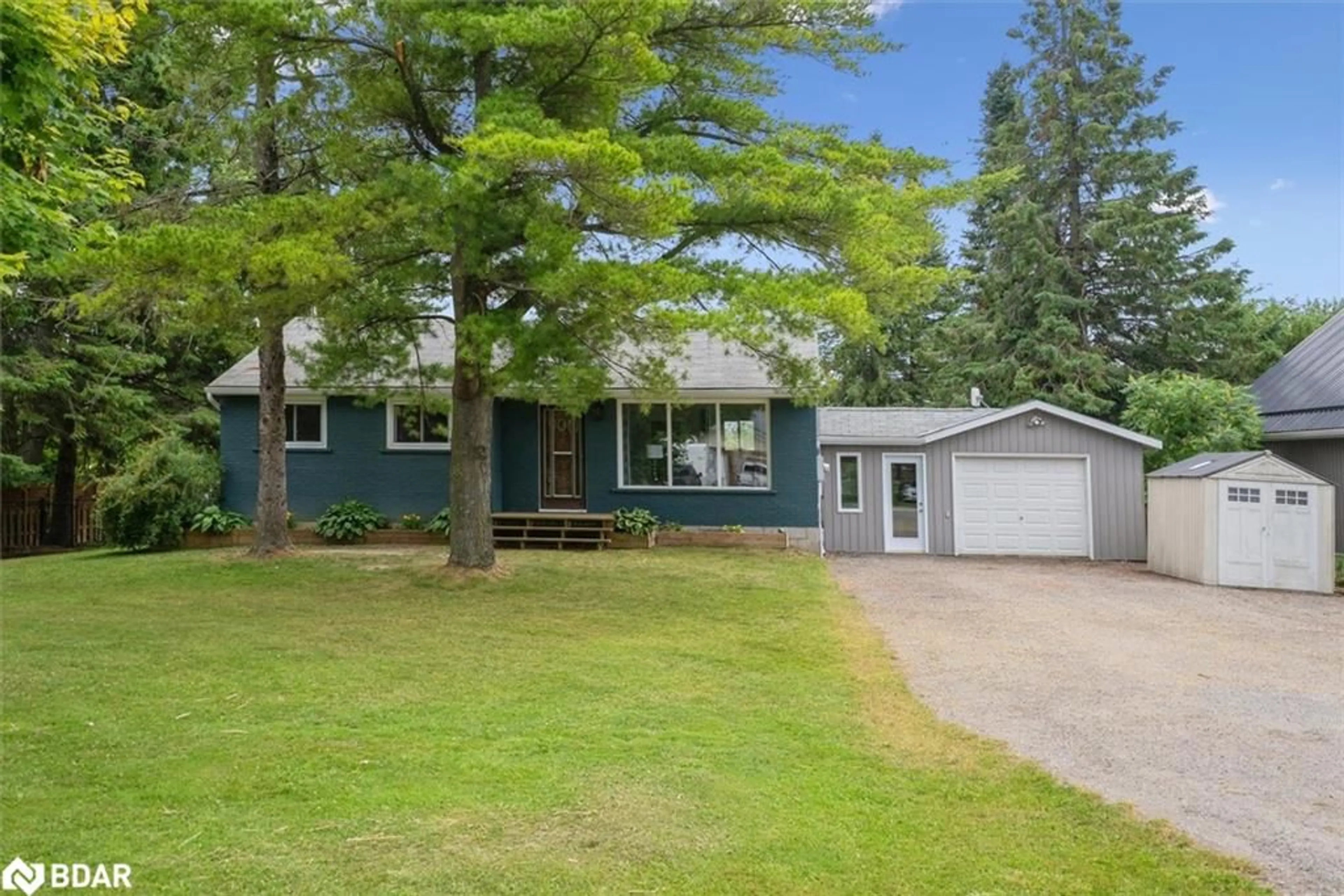 A pic from outside/outdoor area/front of a property/back of a property/a pic from drone, street for 1500-6 Concession Rd, Beaverton Ontario L0K 1A0