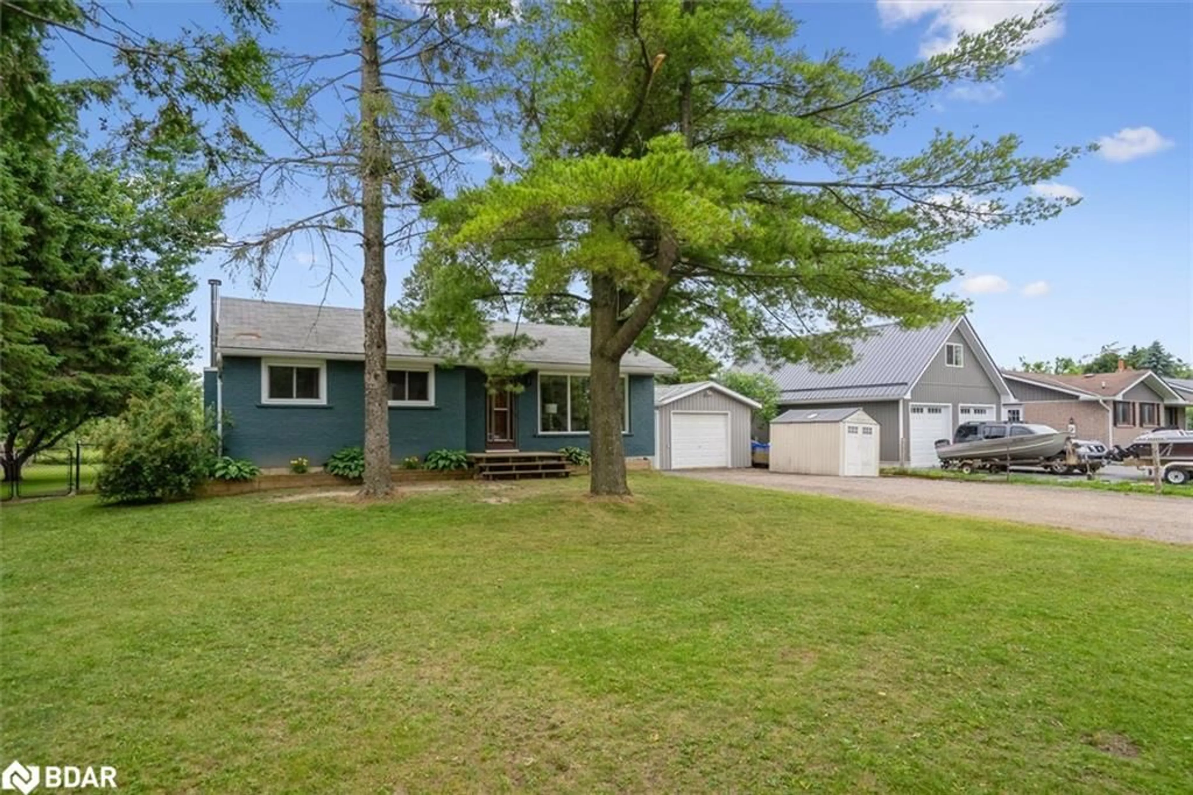 A pic from outside/outdoor area/front of a property/back of a property/a pic from drone, street for 1500-6 Concession Rd, Beaverton Ontario L0K 1A0