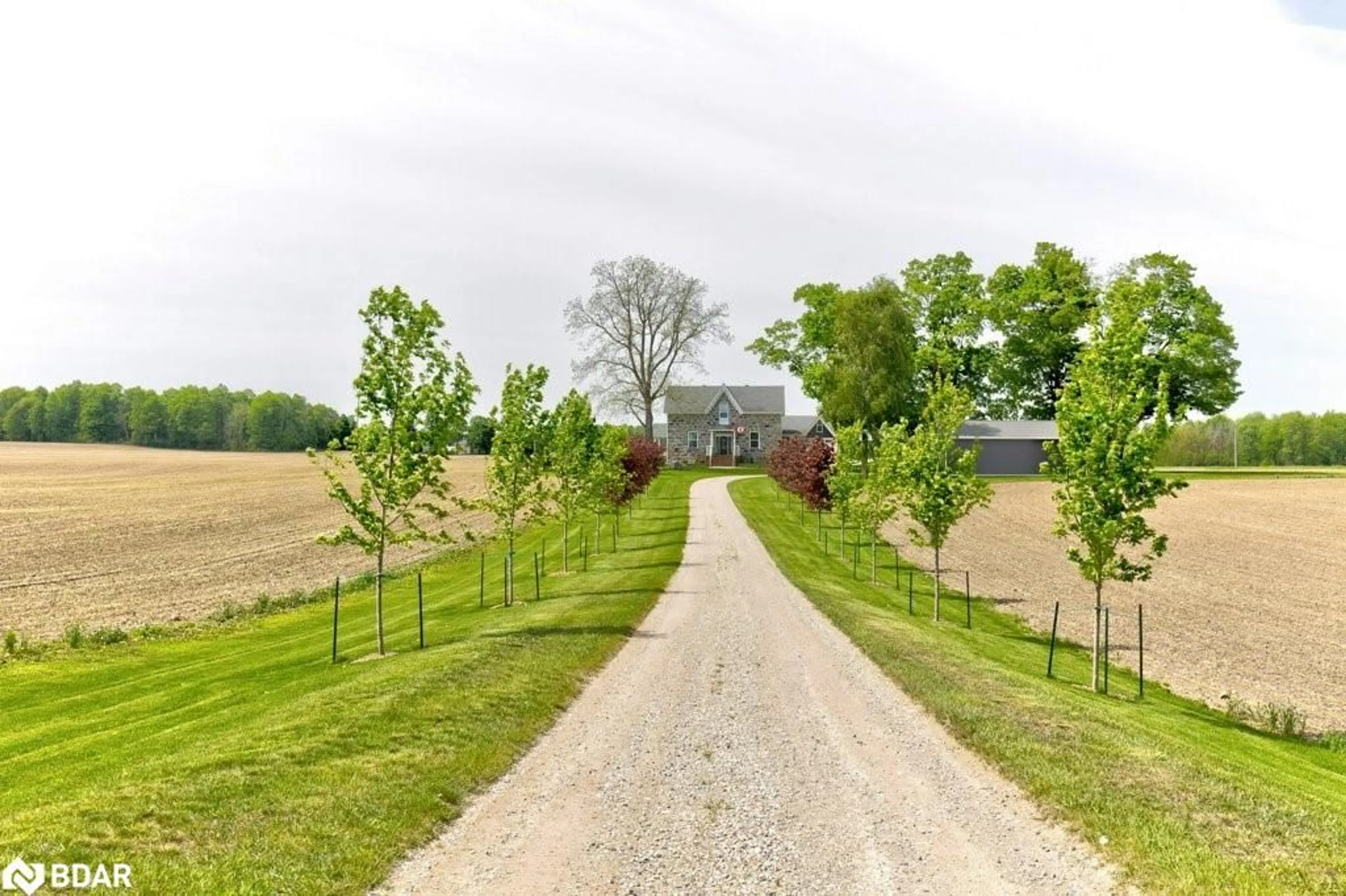 A pic from outside/outdoor area/front of a property/back of a property/a pic from drone, street for 39721 Amberley Rd, Wingham Ontario N0G 2W0