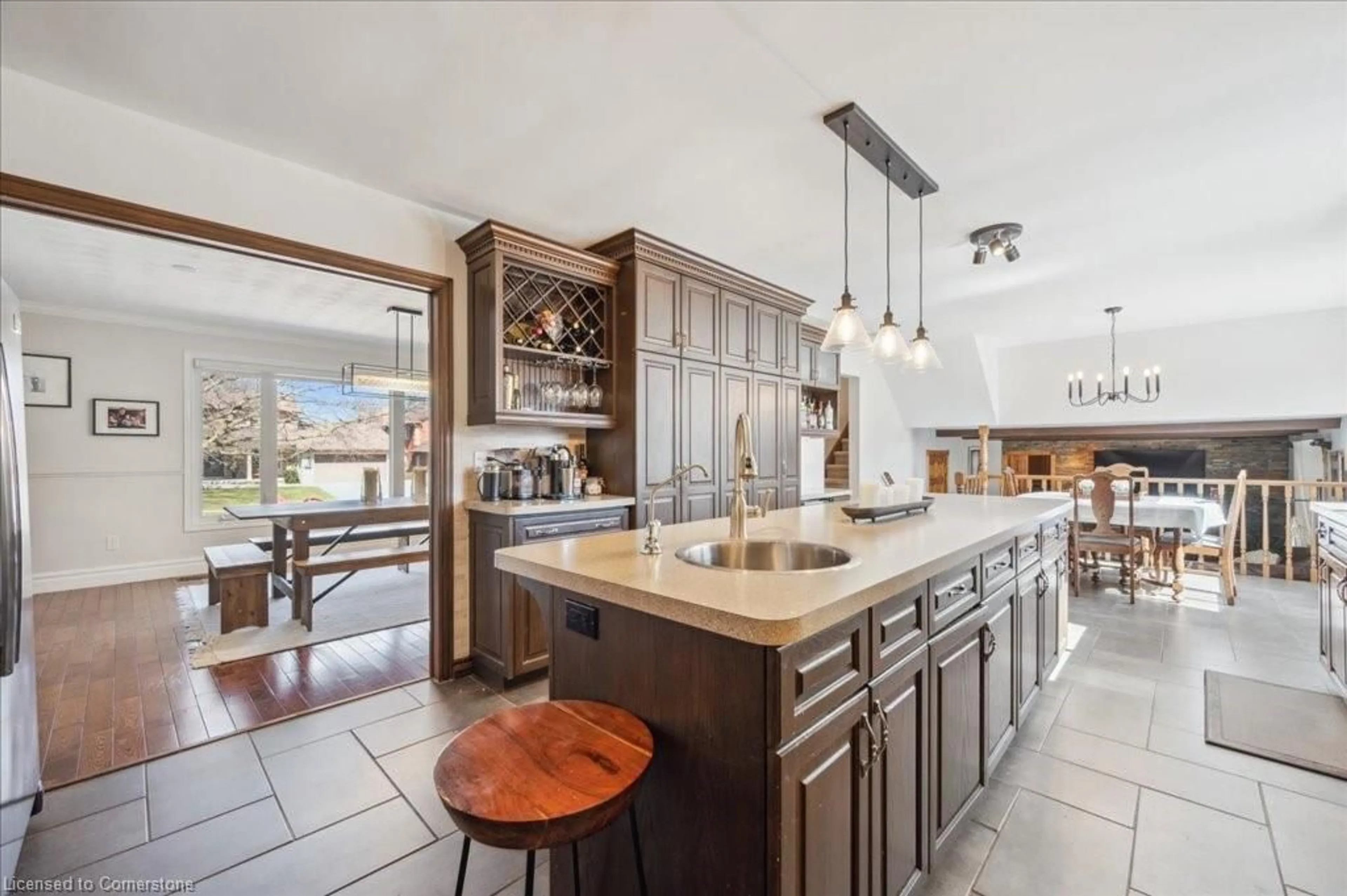 Open concept kitchen, ceramic/tile floor for 192 Dimson Ave, Guelph Ontario N1G 3C6