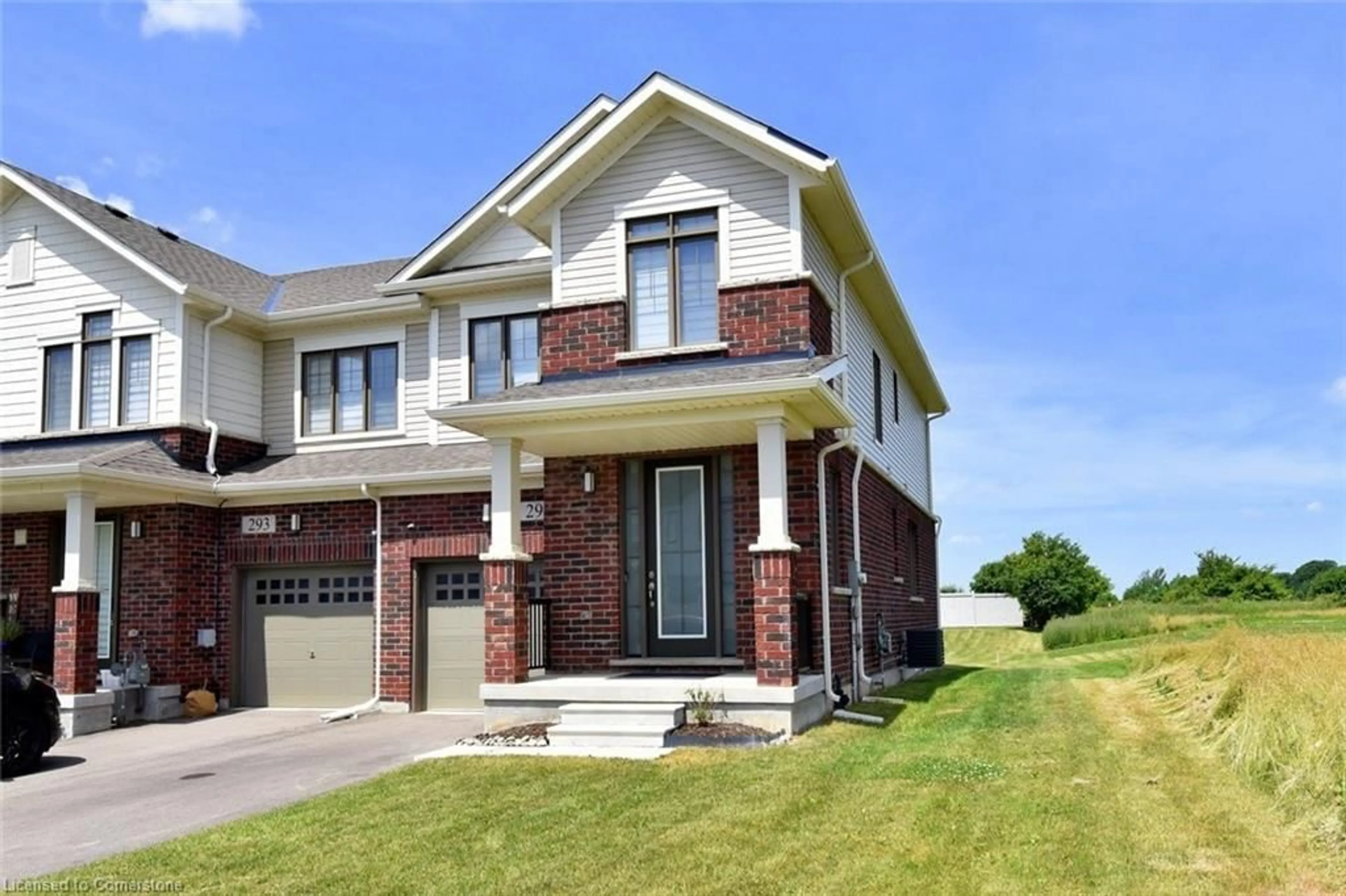 Home with brick exterior material, street for 295 Provident Way, Mount Hope Ontario L0R 1W0