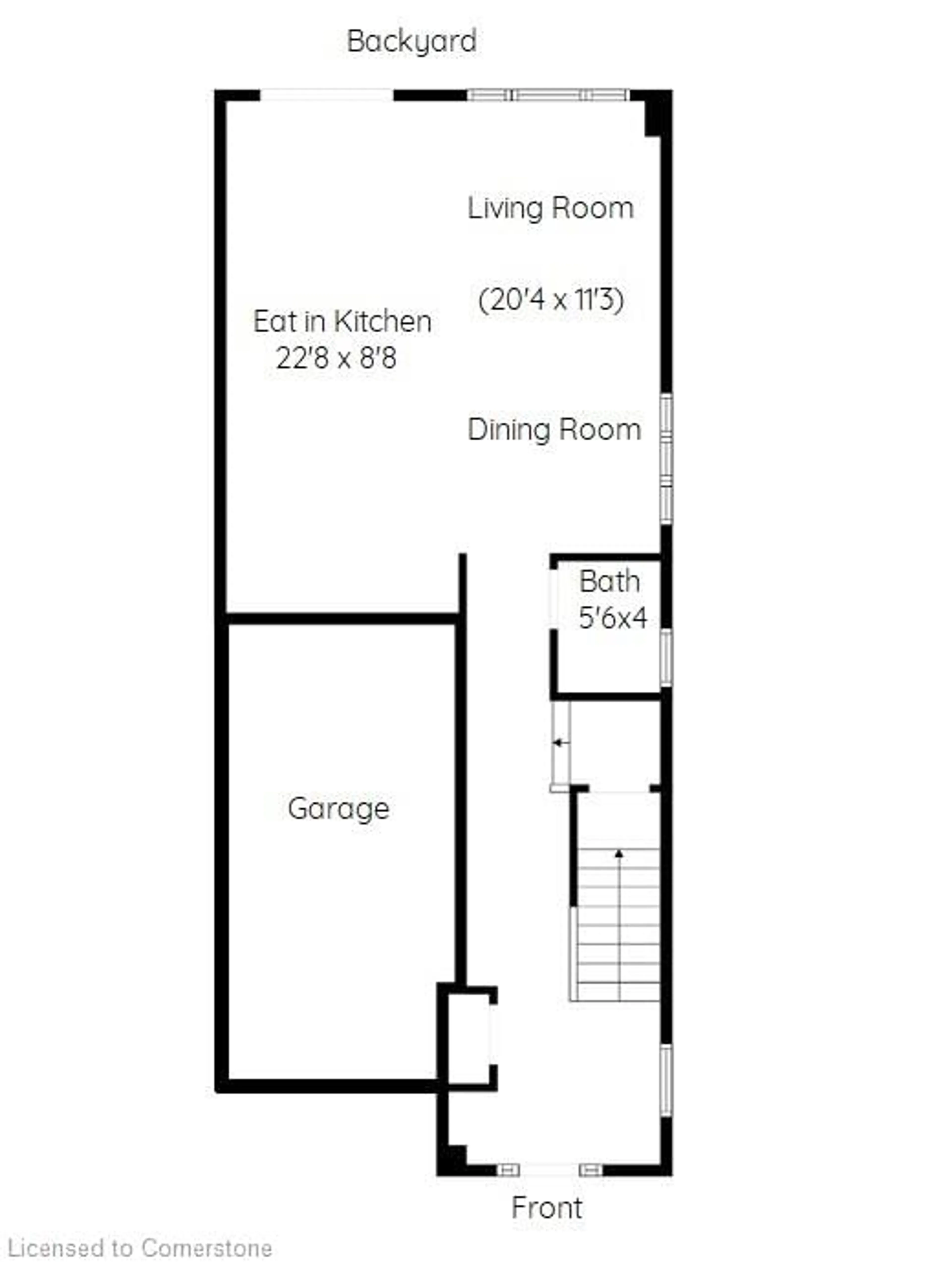 Floor plan for 295 Provident Way, Mount Hope Ontario L0R 1W0