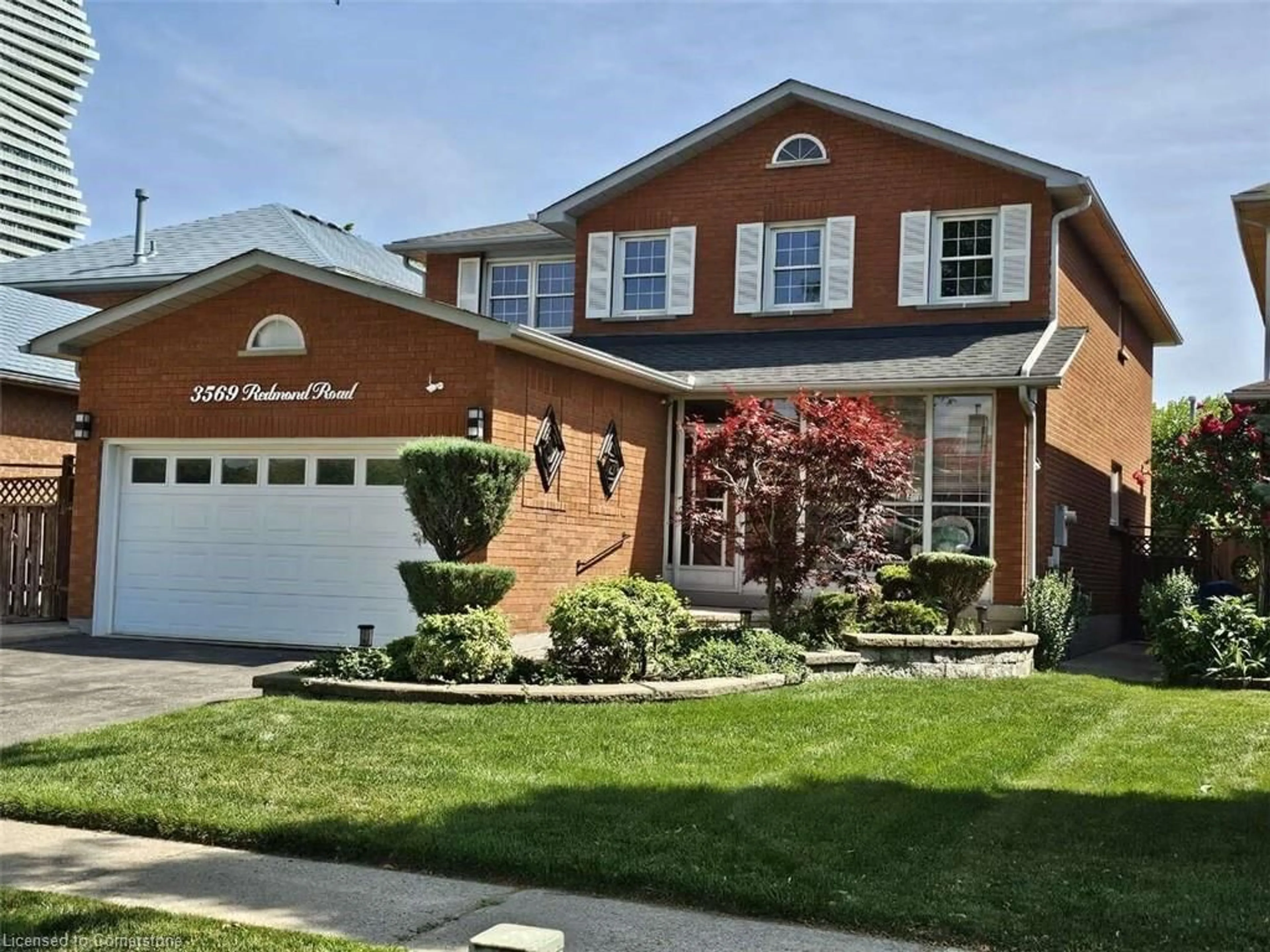 Home with brick exterior material, street for 3569 Redmond Rd, Mississauga Ontario L5B 3W2
