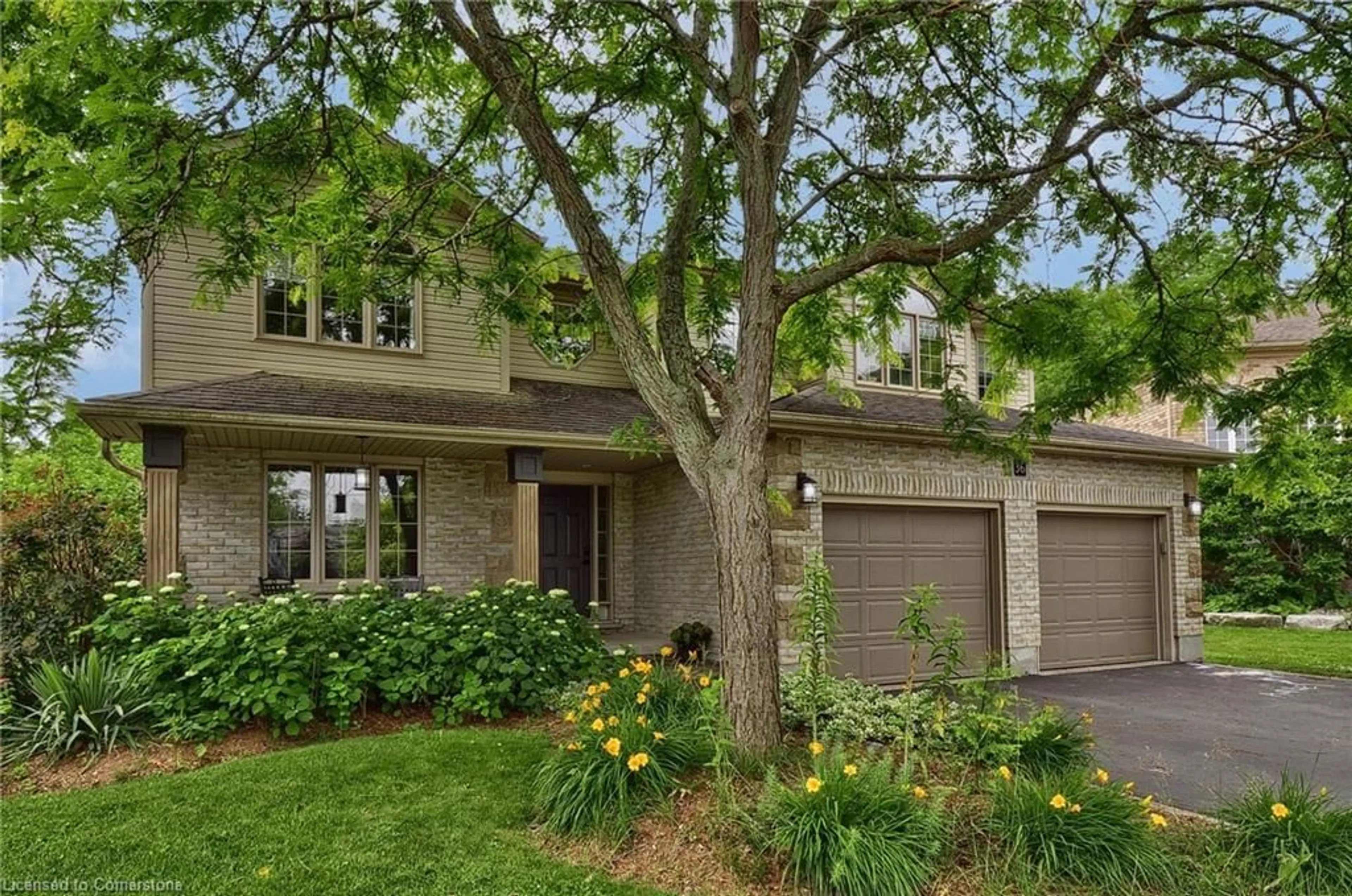 Home with brick exterior material, street for 36 Berry Patch Lane, Cambridge Ontario N1S 5B3