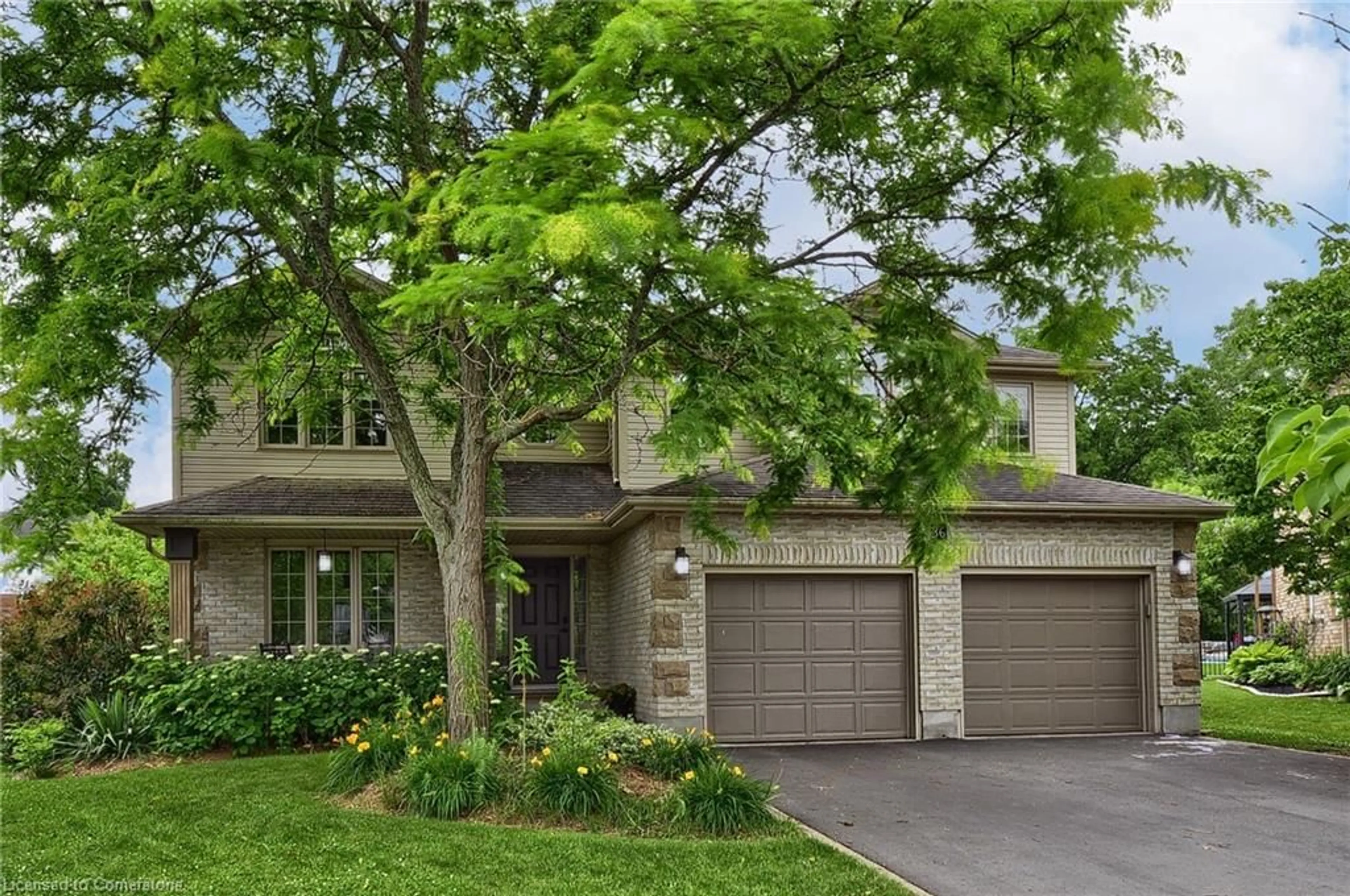 Home with brick exterior material, street for 36 Berry Patch Lane, Cambridge Ontario N1S 5B3