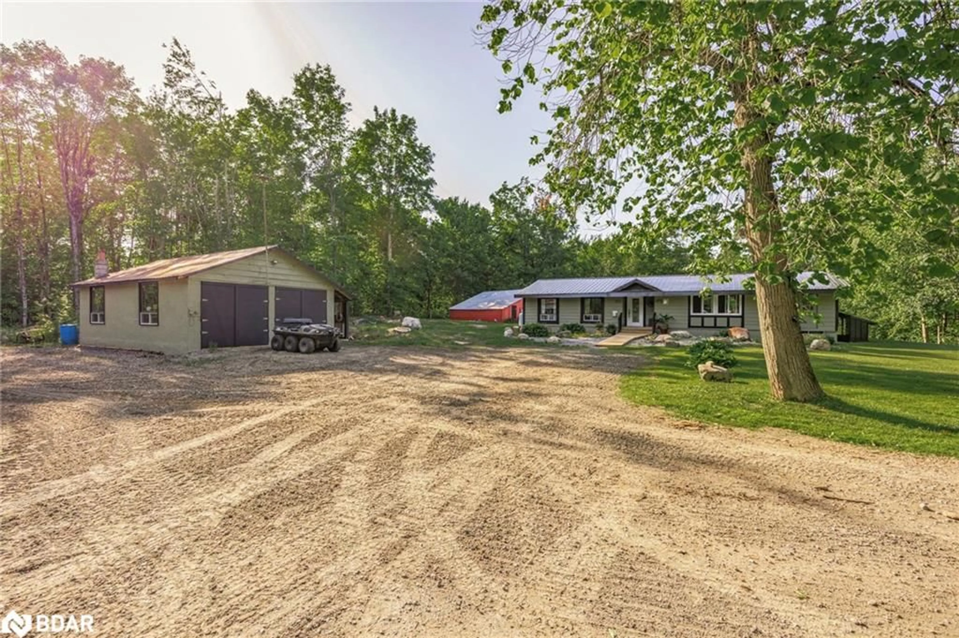 A pic from outside/outdoor area/front of a property/back of a property/a pic from drone, unknown for 1559 118 Hwy, Bracebridge Ontario P1L 1X1