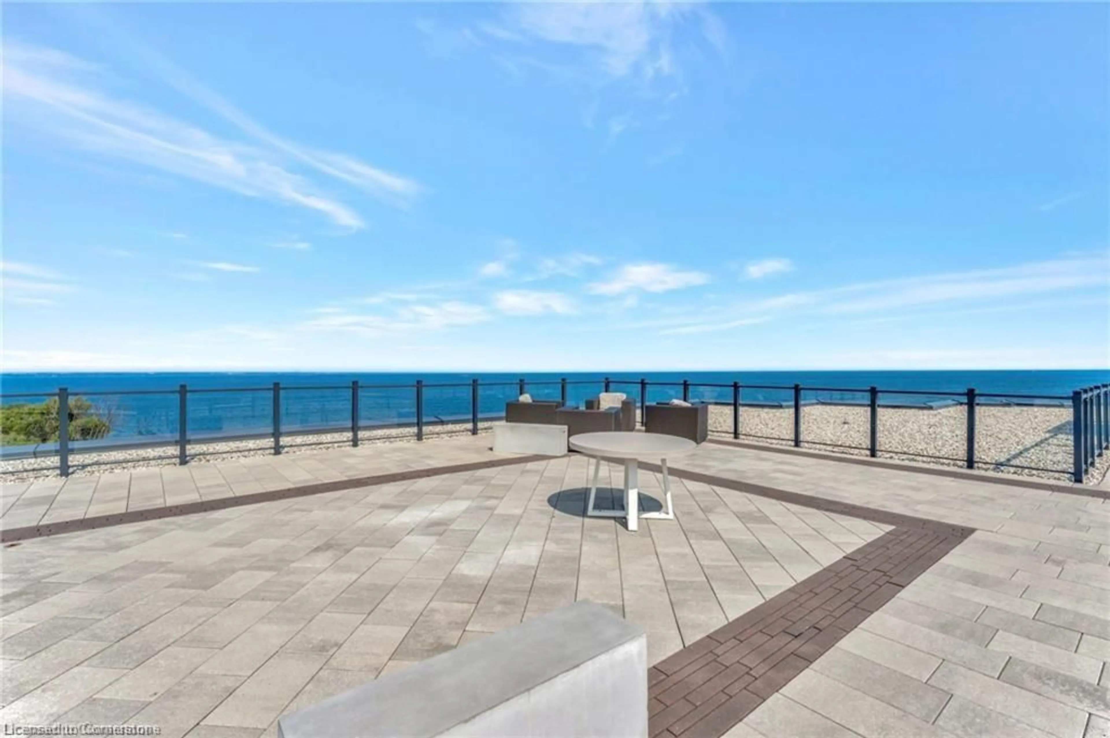 Patio, water/lake/river/ocean view for 125 Shoreview Pl #208, Hamilton Ontario L8E 0K3
