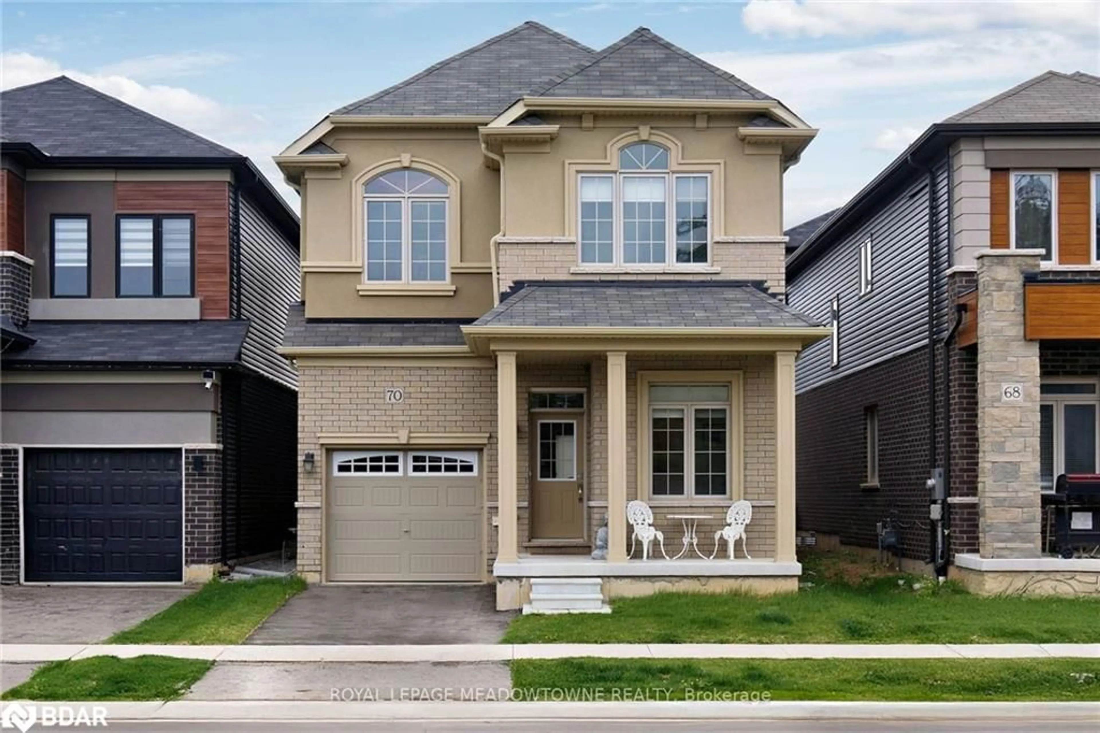 Home with brick exterior material, street for 70 Stauffer Rd, Brantford Ontario N3V 0B4