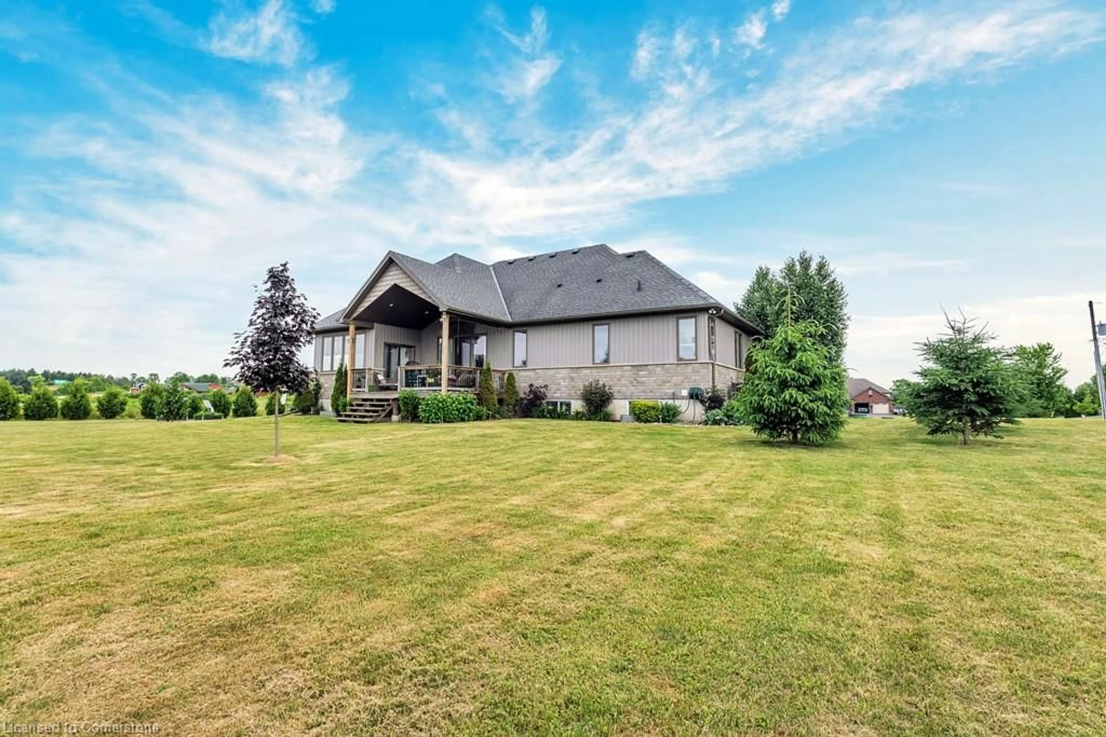 A pic from outside/outdoor area/front of a property/back of a property/a pic from drone, unknown for 6 Macneil Crt, Brantford Ontario N3S 0G3