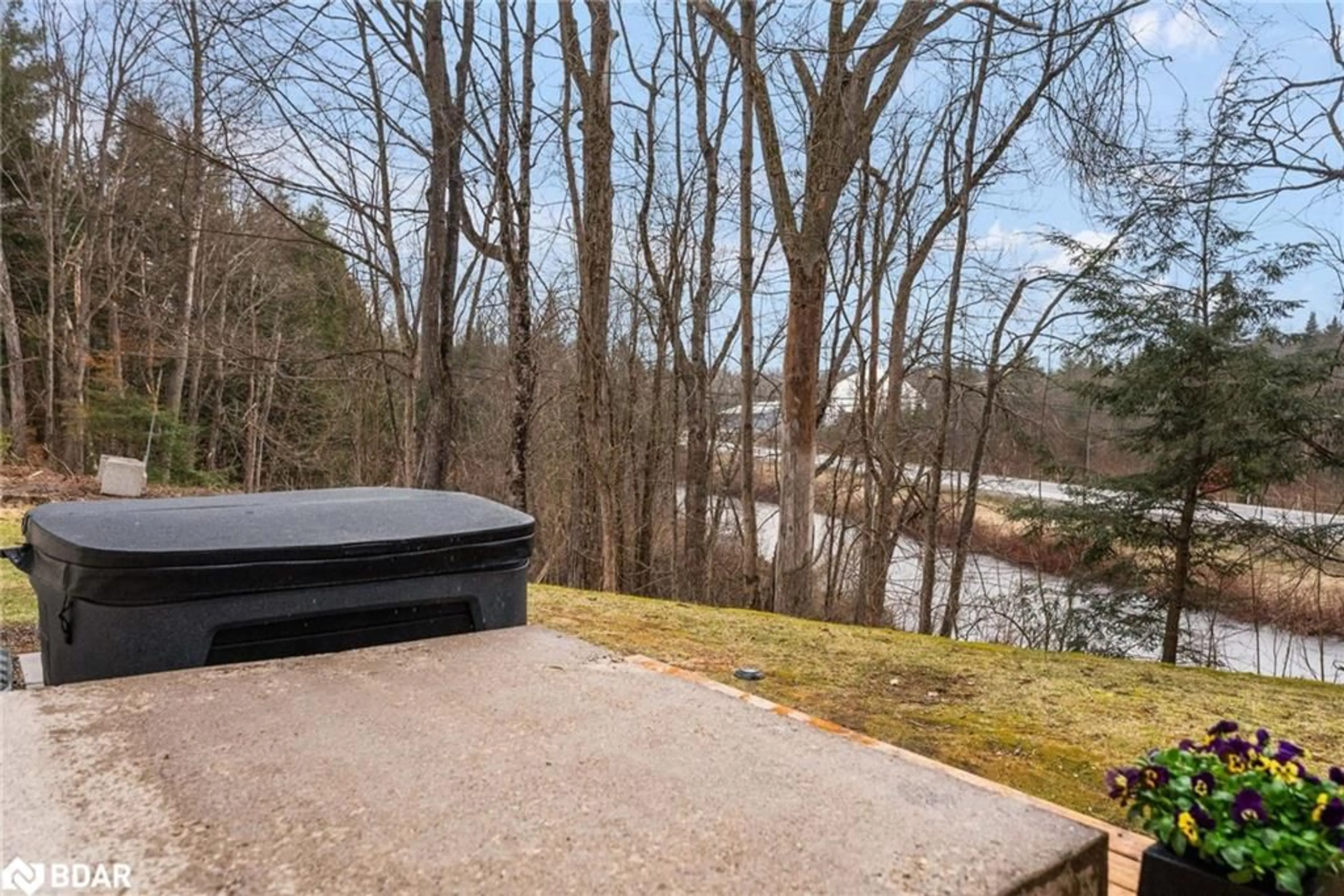 Patio, water/lake/river/ocean view for 58 River St, Apsley Ontario K0L 1A0