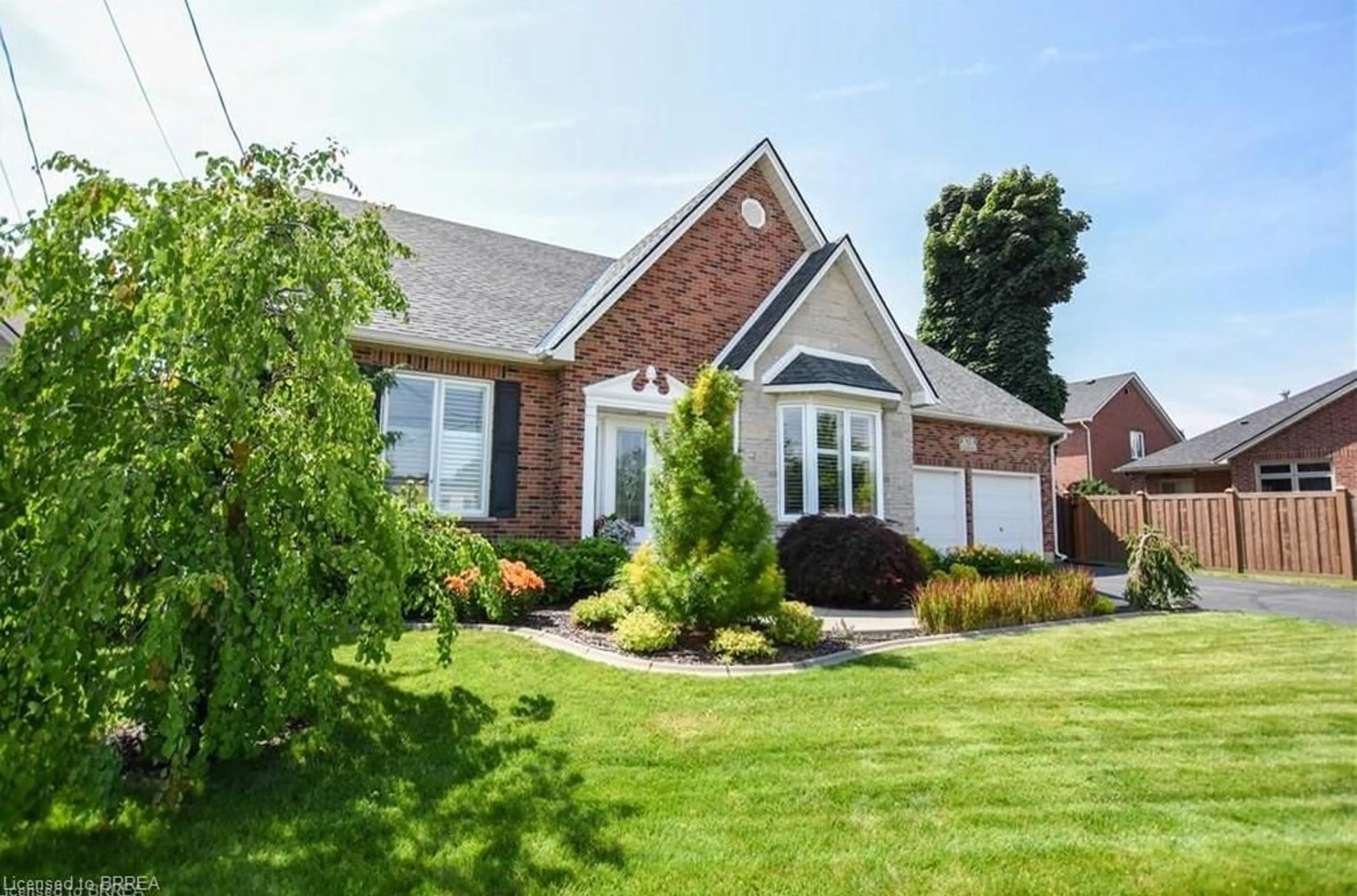 Home with brick exterior material, street for 51 Queensway Dr, Brantford Ontario N3R 7H2