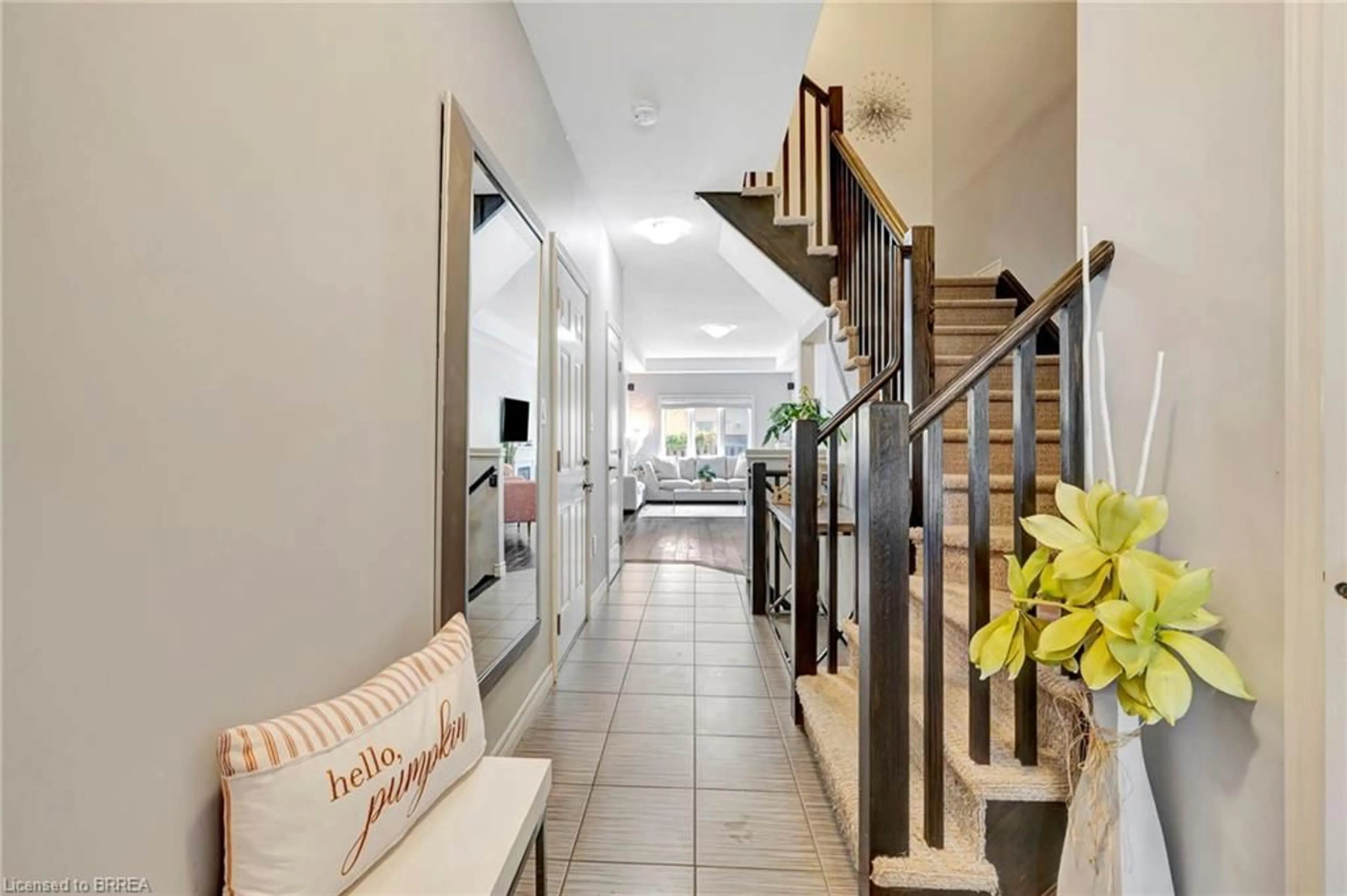 Indoor foyer for 310 Fall Fair Way #8, Hamilton Ontario L0R 1C0