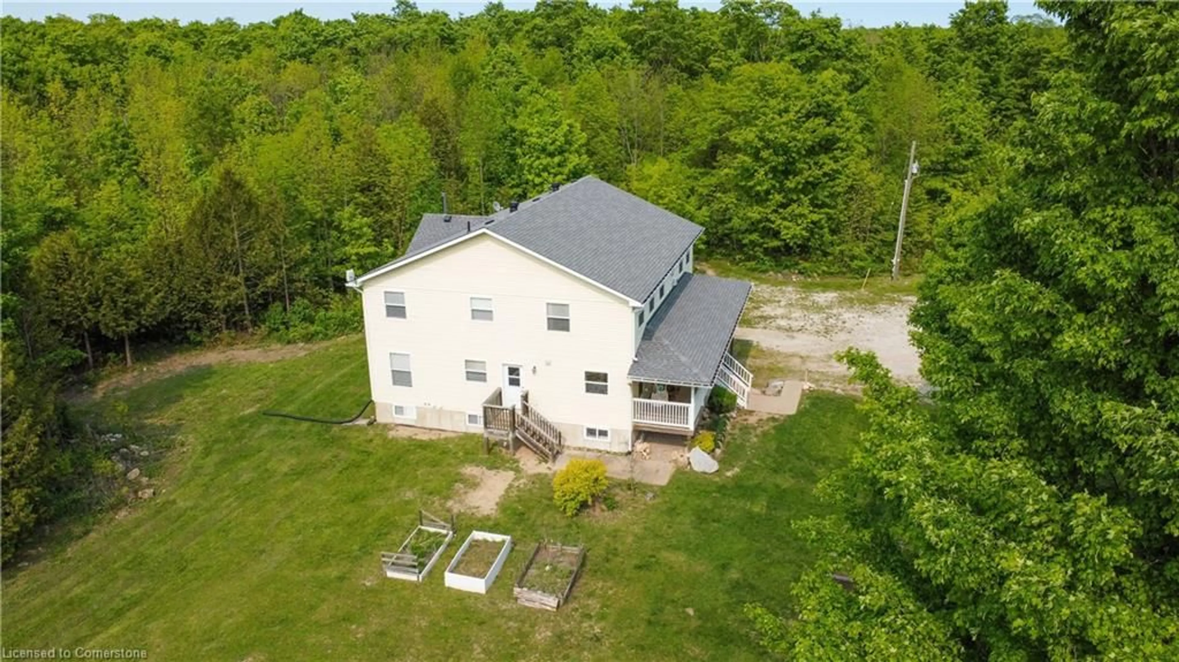 A pic from outside/outdoor area/front of a property/back of a property/a pic from drone, building for 179482 Grey Road 17, Wiarton Ontario N0H 2T0