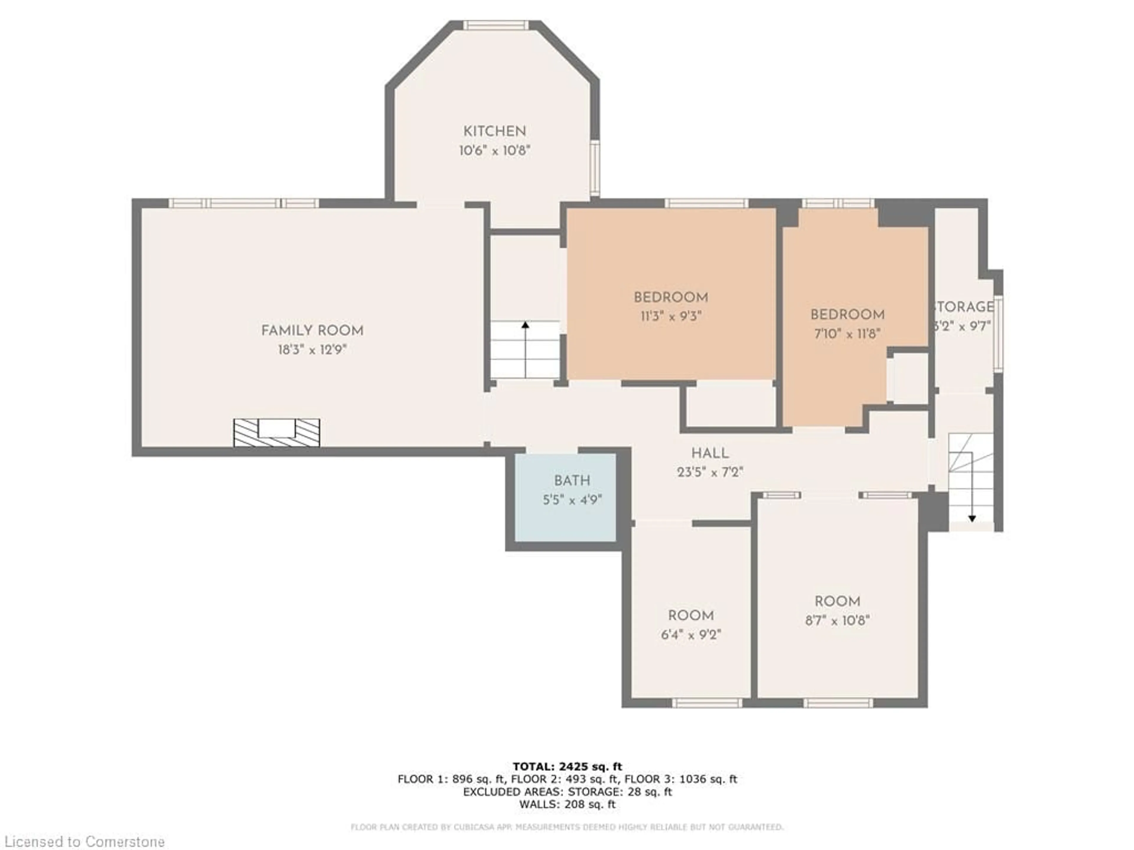 Floor plan for 342 Old Guelph Rd, Dundas Ontario L9H 5V4