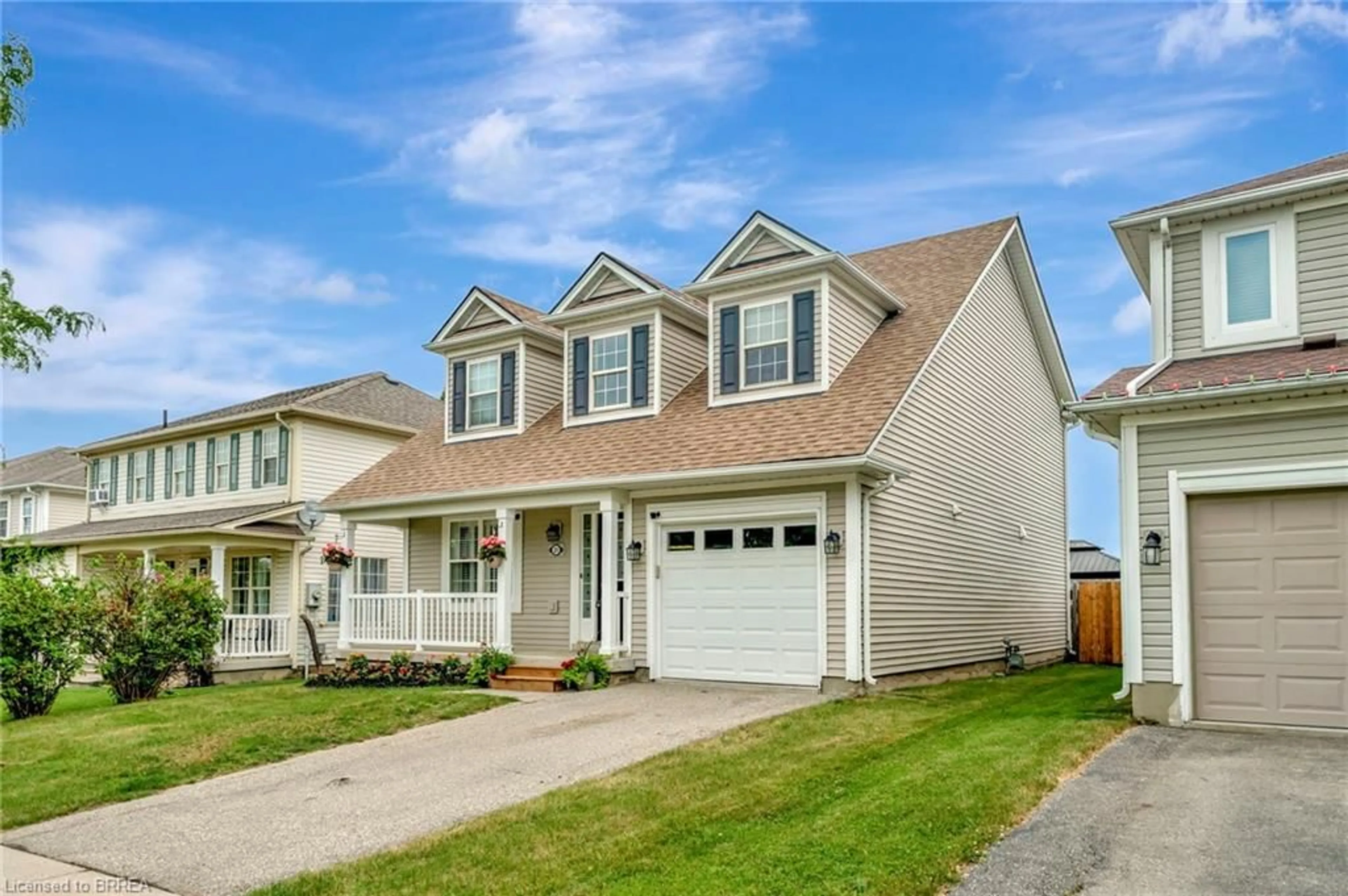 Home with vinyl exterior material, street for 21 Mavin St, Brantford Ontario N3T 6N1