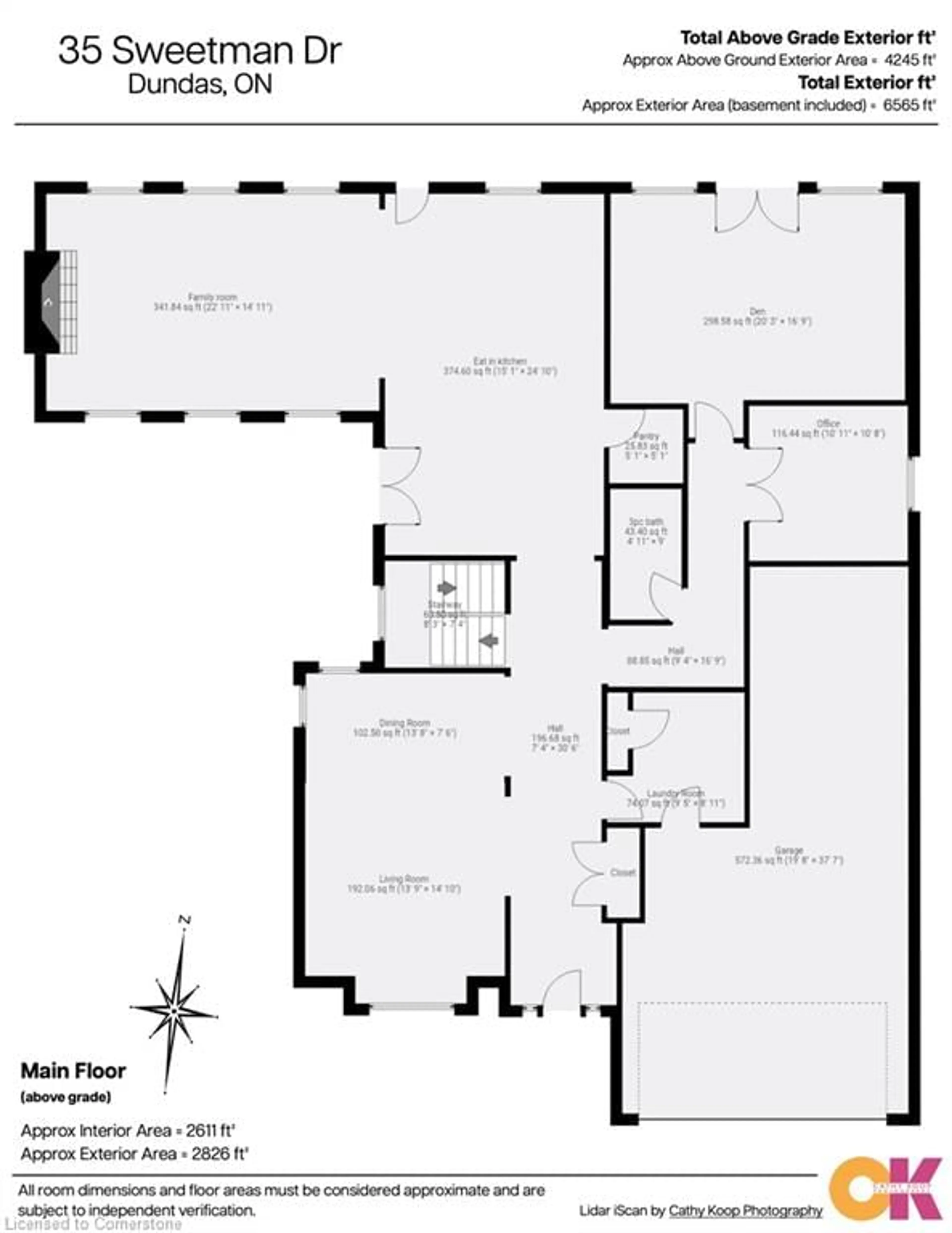 Floor plan for 35 Sweetman Dr, Dundas Ontario L9H 7T4