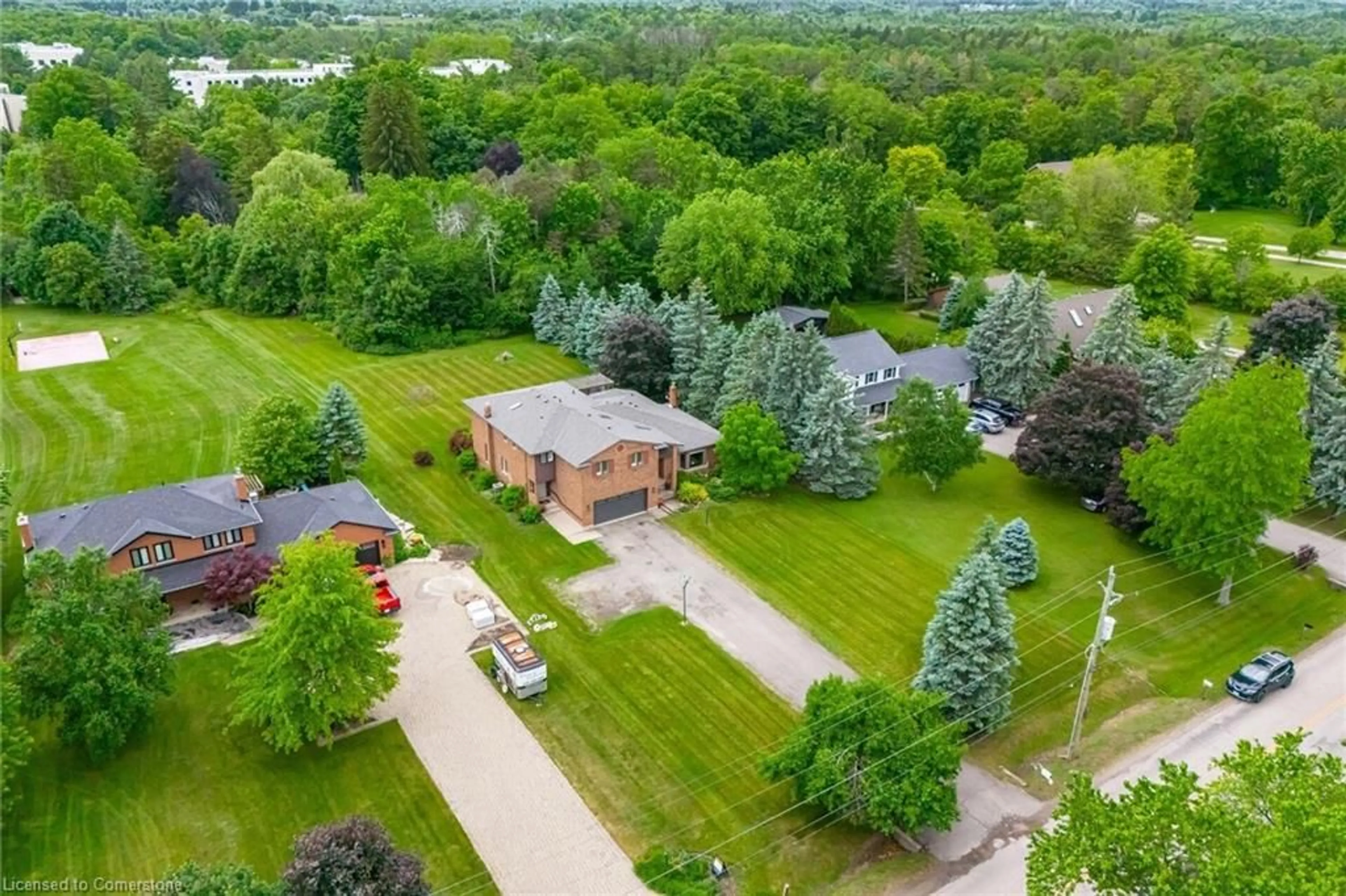A pic from outside/outdoor area/front of a property/back of a property/a pic from drone, unknown for 12130 Eighth Line, Glen Williams Ontario L7G 4S4