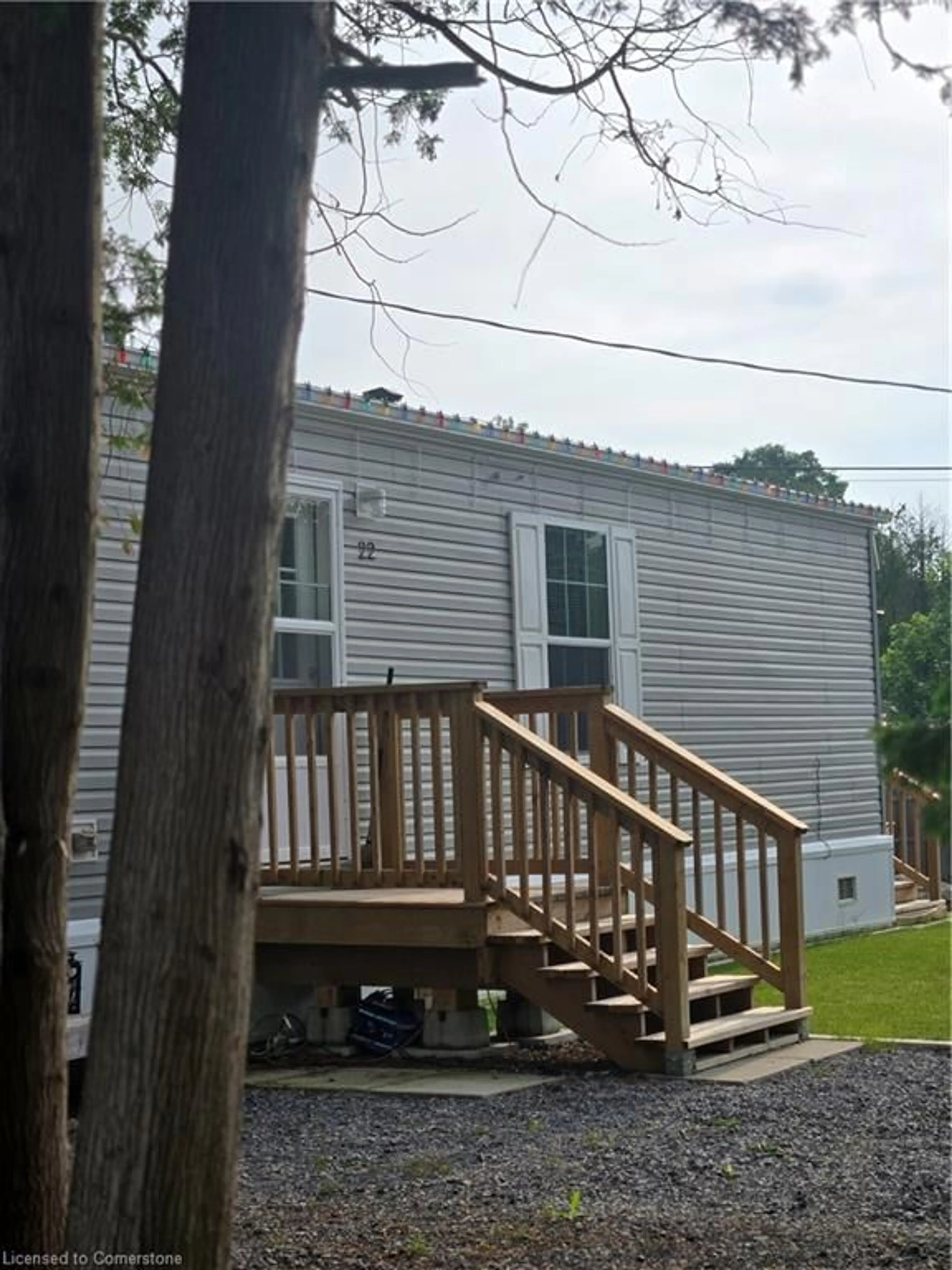 Home with vinyl exterior material, street for 1058 10th Concession Rd #22, Flamborough Ontario N0B 2J0