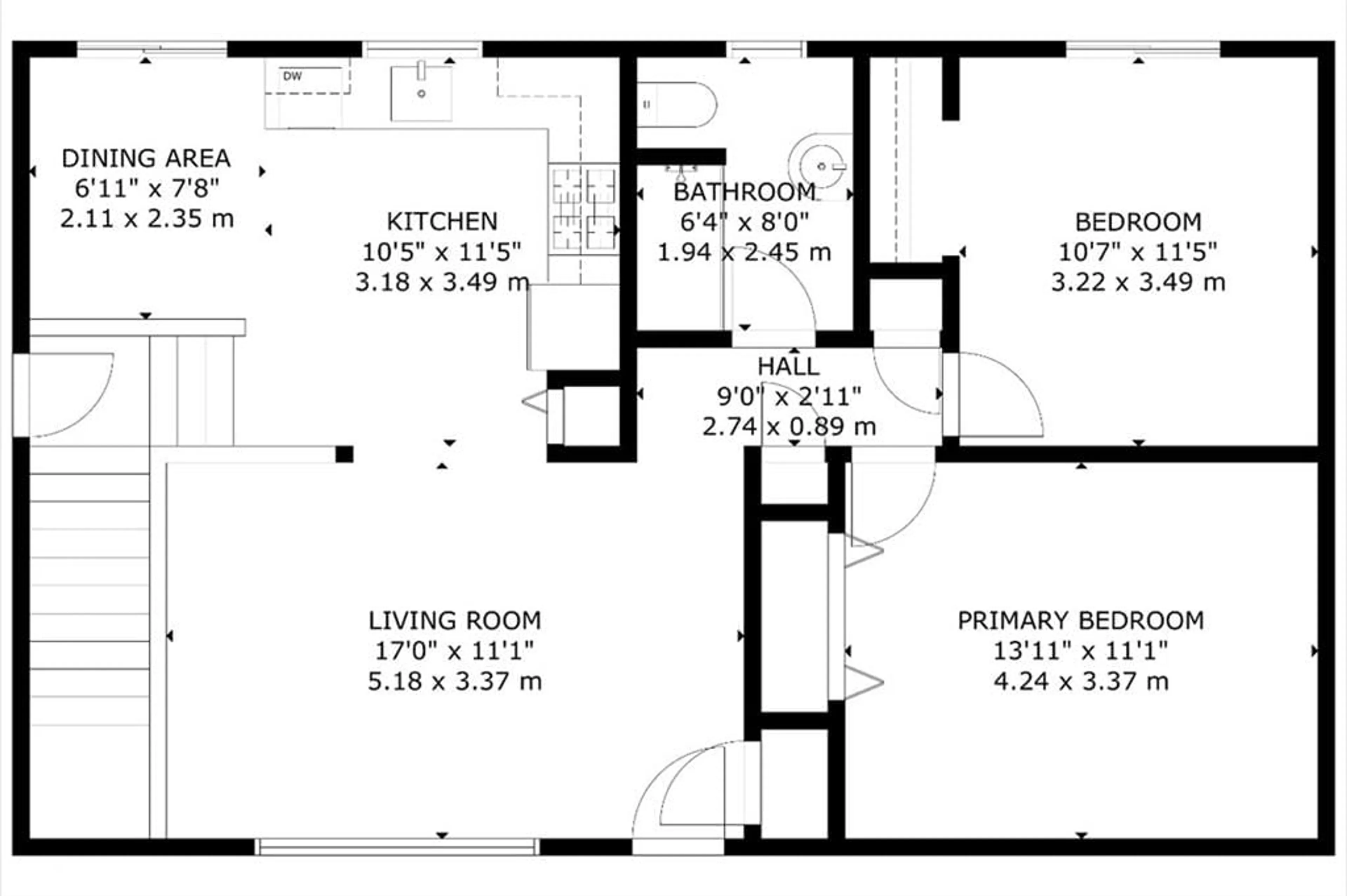 Floor plan for 949 Hutchison Dr, Fraserville Ontario K0L 1V0