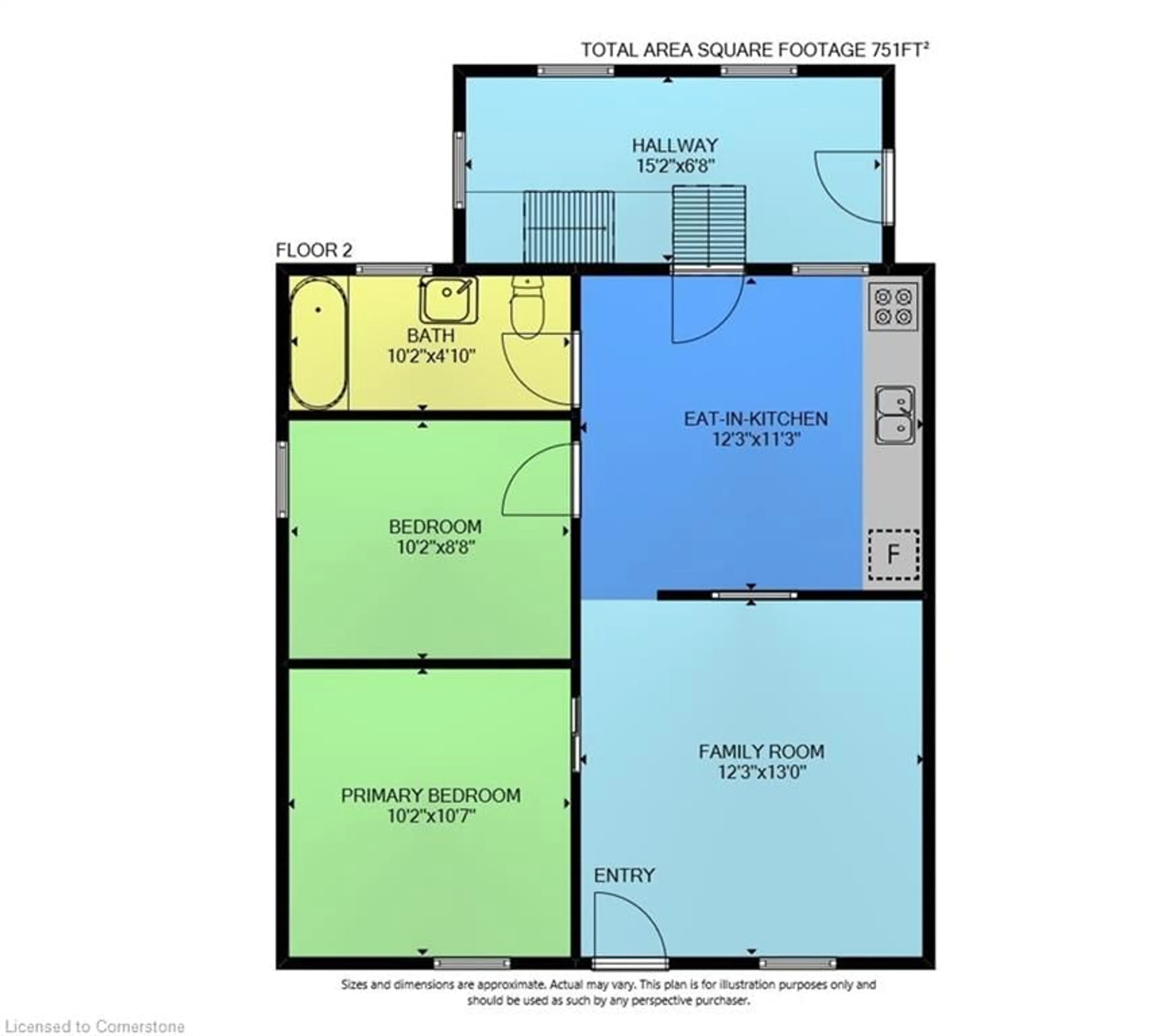 Floor plan for 149 Kensington Ave, Hamilton Ontario L8L 7N4