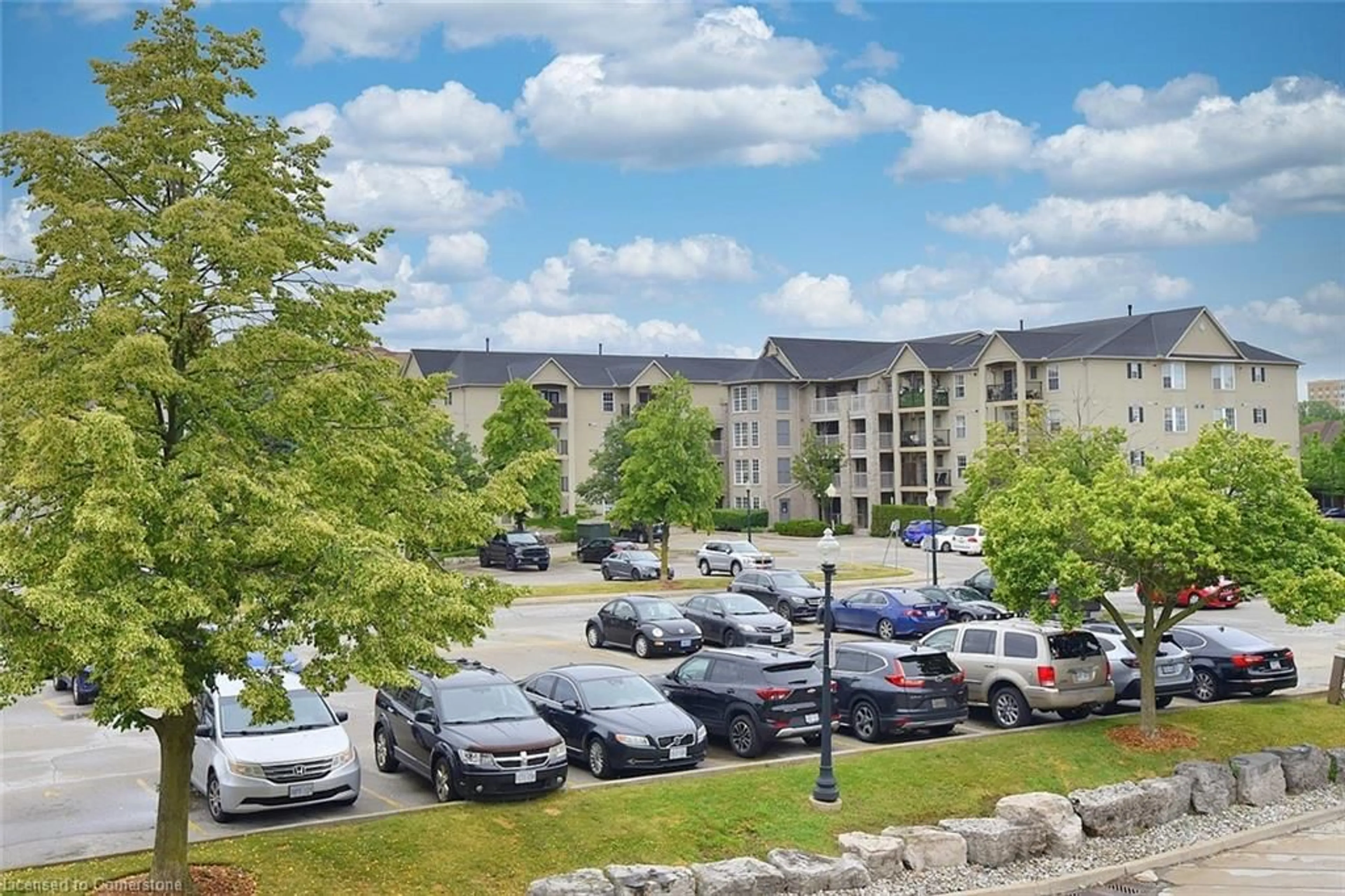 A pic from outside/outdoor area/front of a property/back of a property/a pic from drone, unknown for 1411 Walker's Line #202, Burlington Ontario L7M 4P5