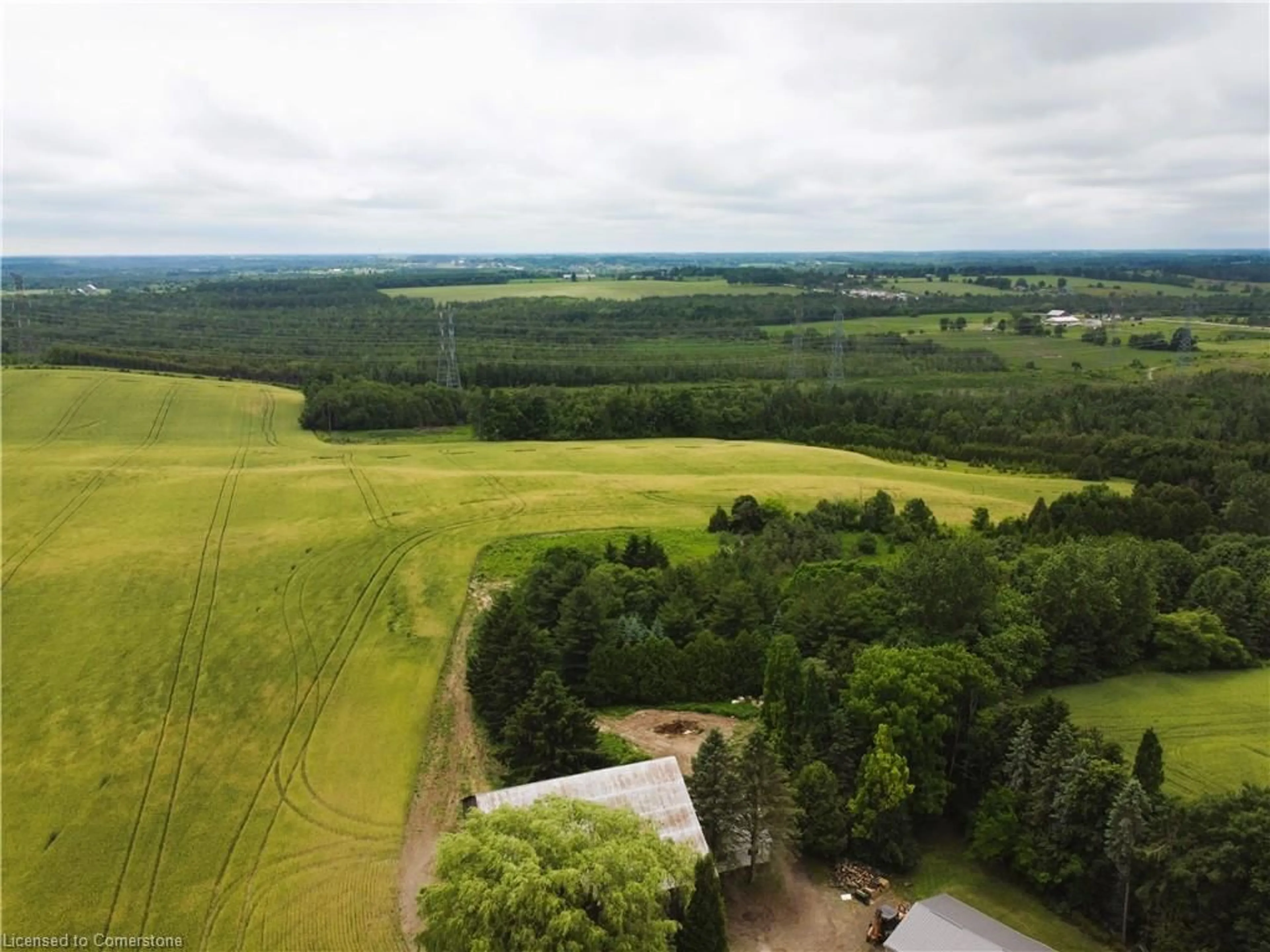 A pic from outside/outdoor area/front of a property/back of a property/a pic from drone, forest/trees view for 5354 Fifth Line Line, Erin Ontario N0B 1T0