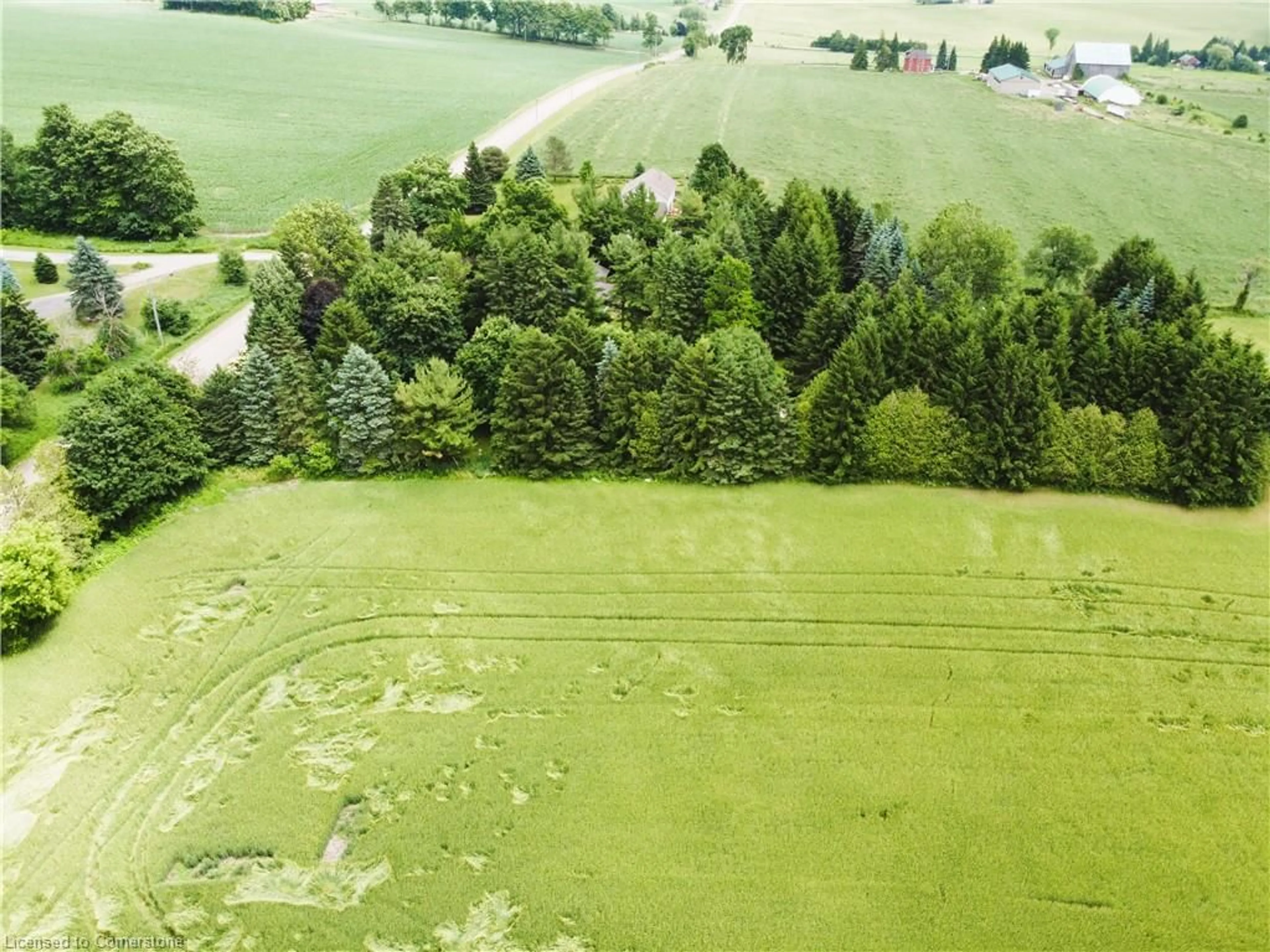 A pic from outside/outdoor area/front of a property/back of a property/a pic from drone, forest/trees view for 5354 Fifth Line Line, Erin Ontario N0B 1T0