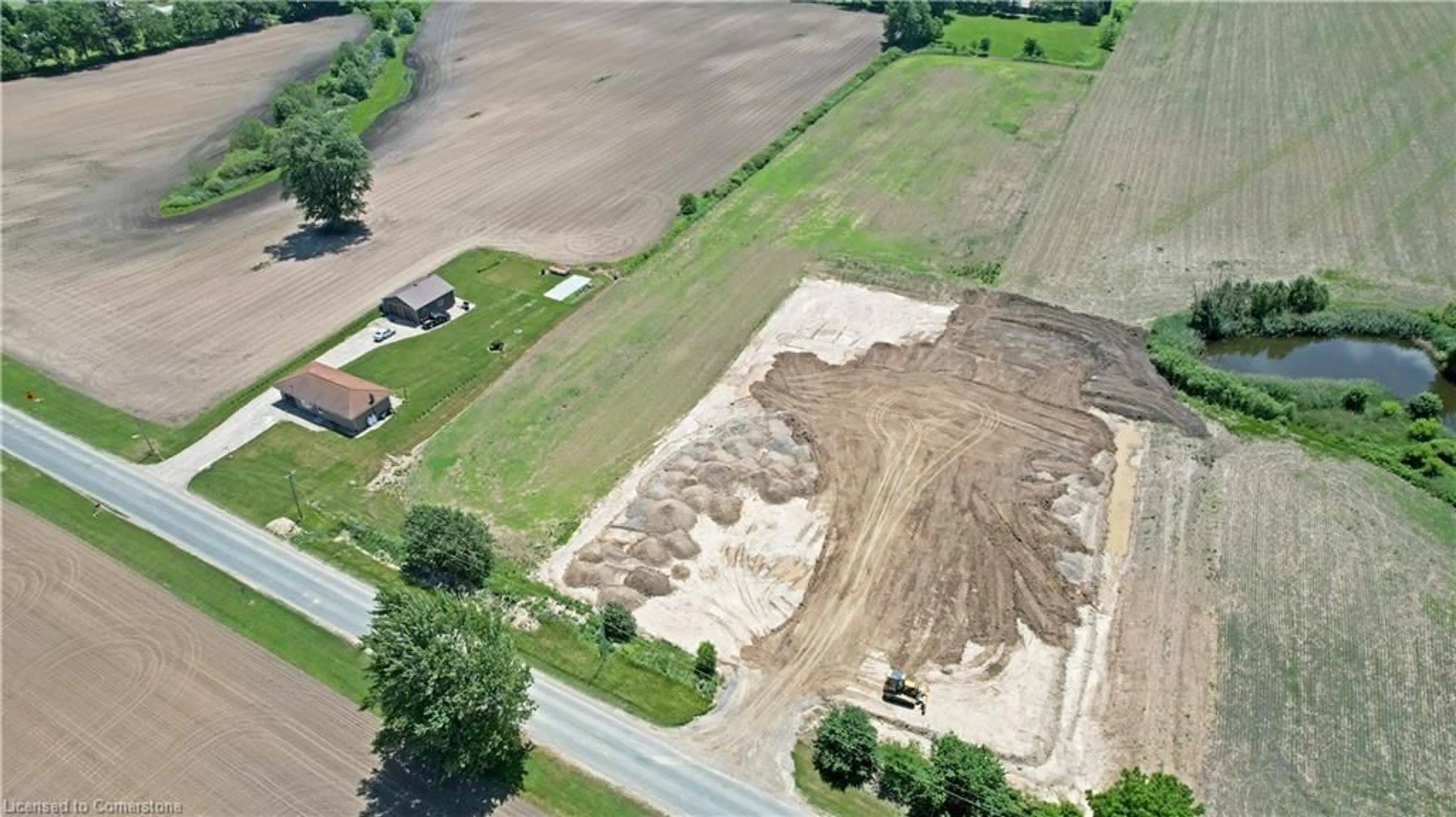 A pic from outside/outdoor area/front of a property/back of a property/a pic from drone, building for 707016 Township Road 2 Rd, Princeton Ontario N0J 1V0