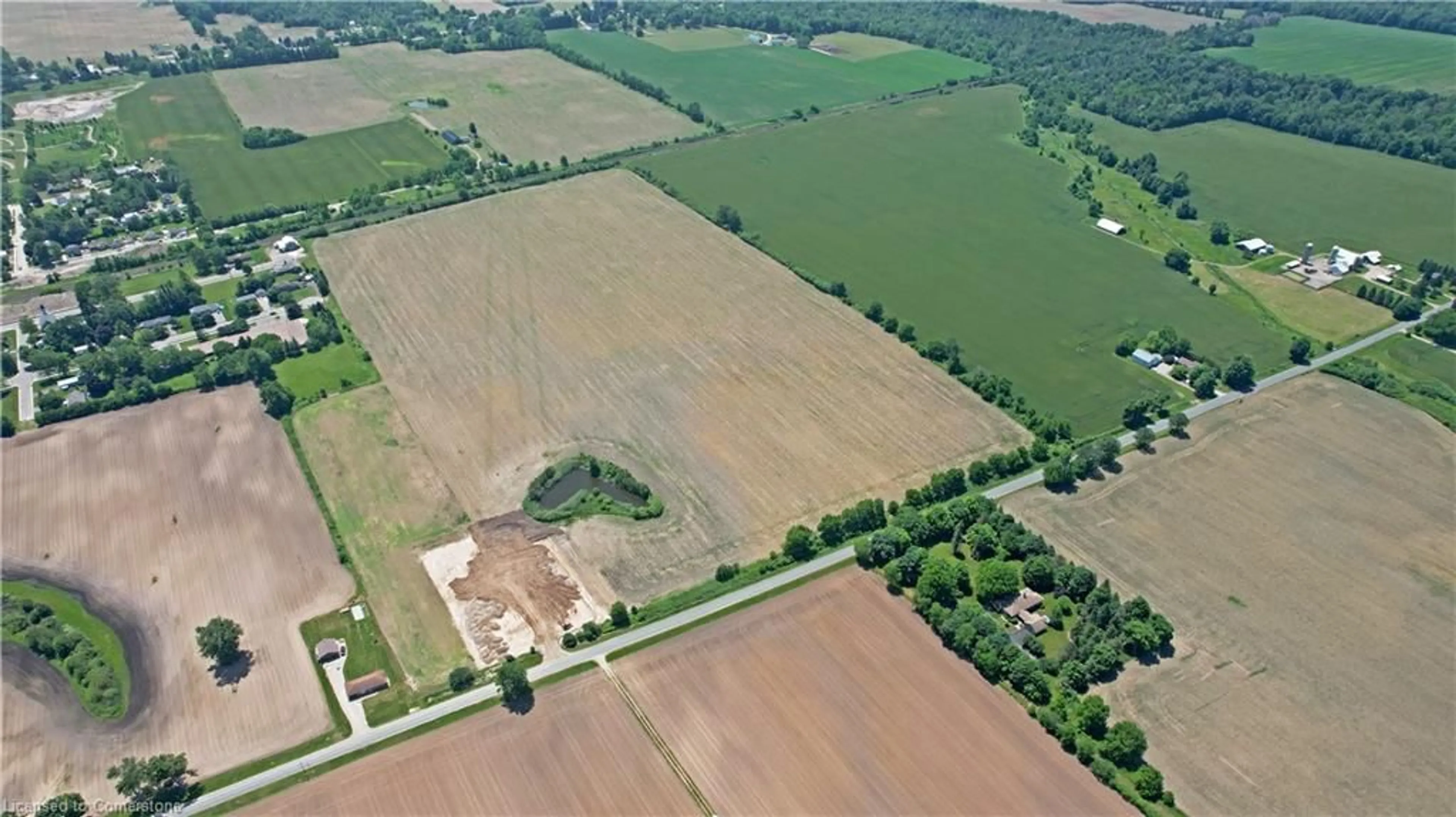 A pic from outside/outdoor area/front of a property/back of a property/a pic from drone, street for 707016 Township Road 2 Rd, Princeton Ontario N0J 1V0