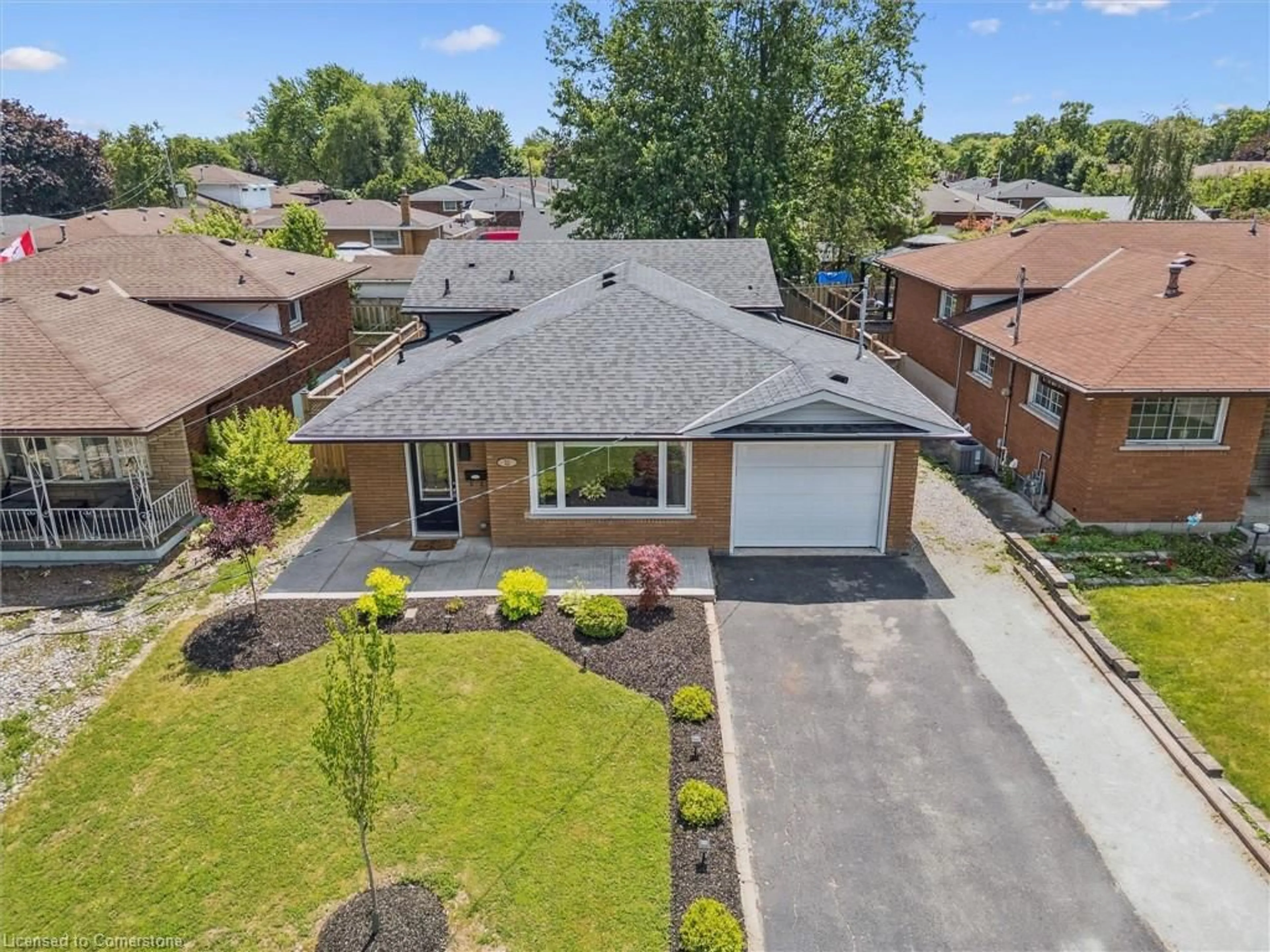 A pic from outside/outdoor area/front of a property/back of a property/a pic from drone, street for 12 Anson Ave, Hamilton Ontario L8T 2X3