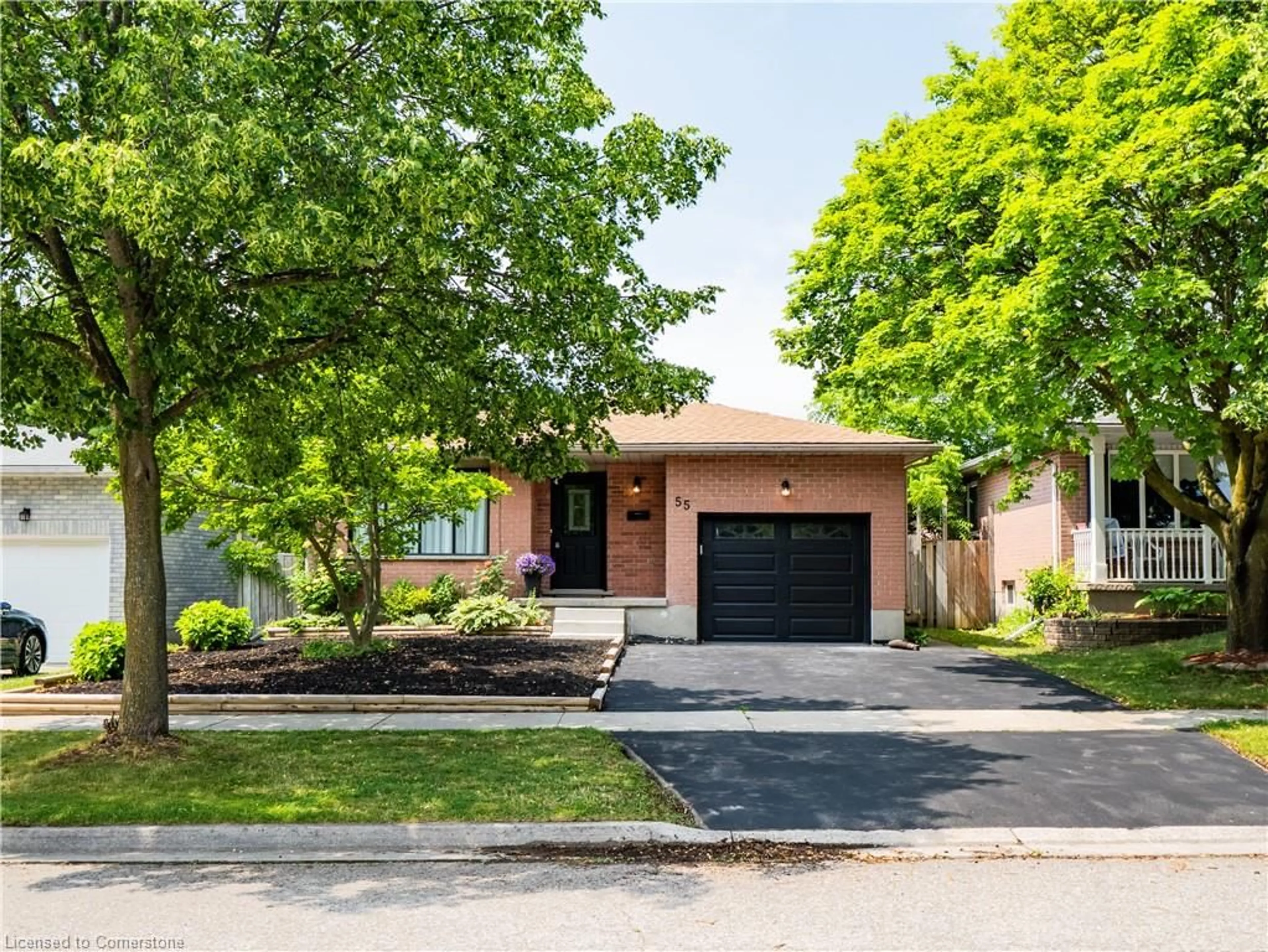 Home with brick exterior material, street for 55 Summerhill Cres, Kitchener Ontario N2N 2T4