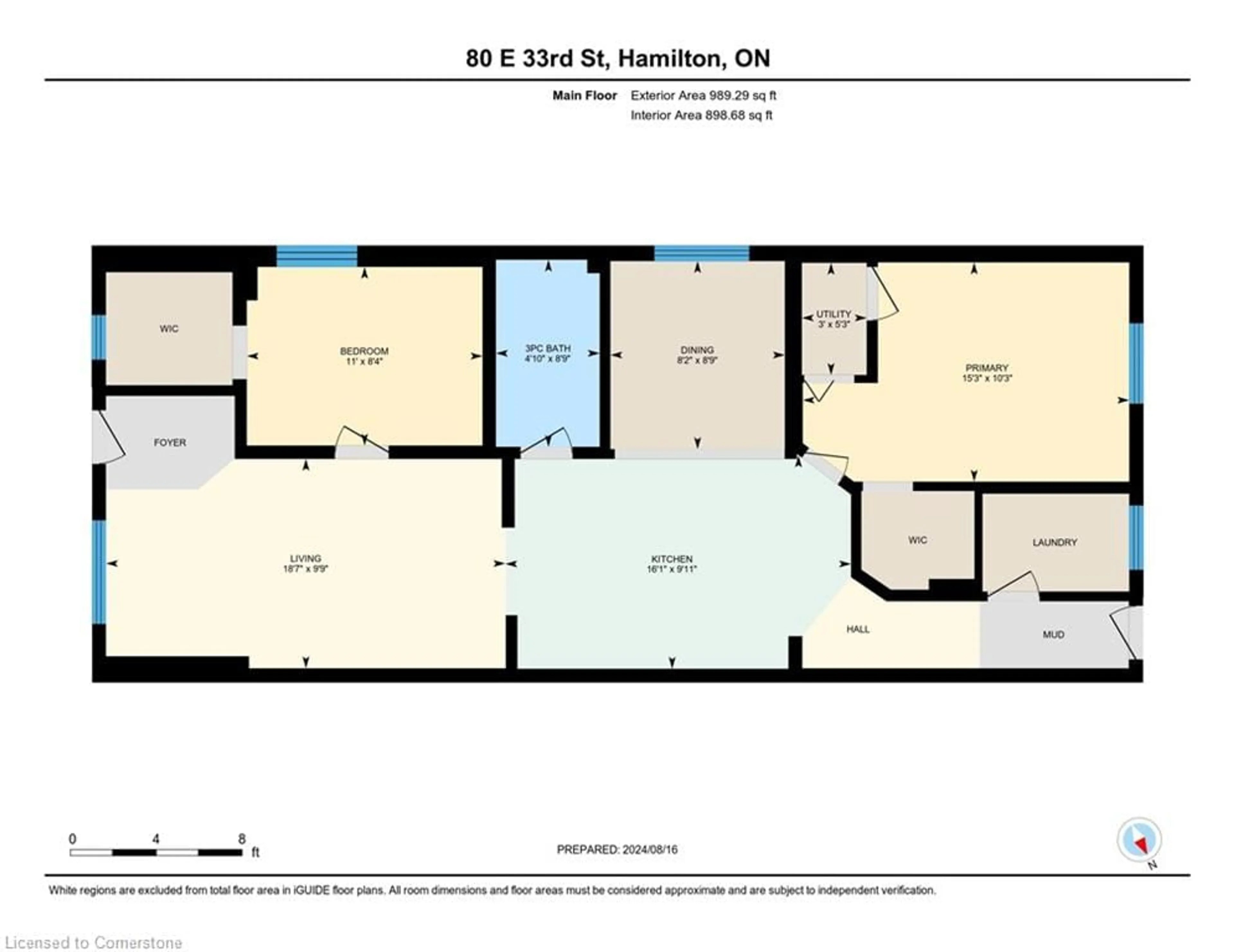 Floor plan for 80 East 33rd St, Hamilton Ontario L8V 3T2