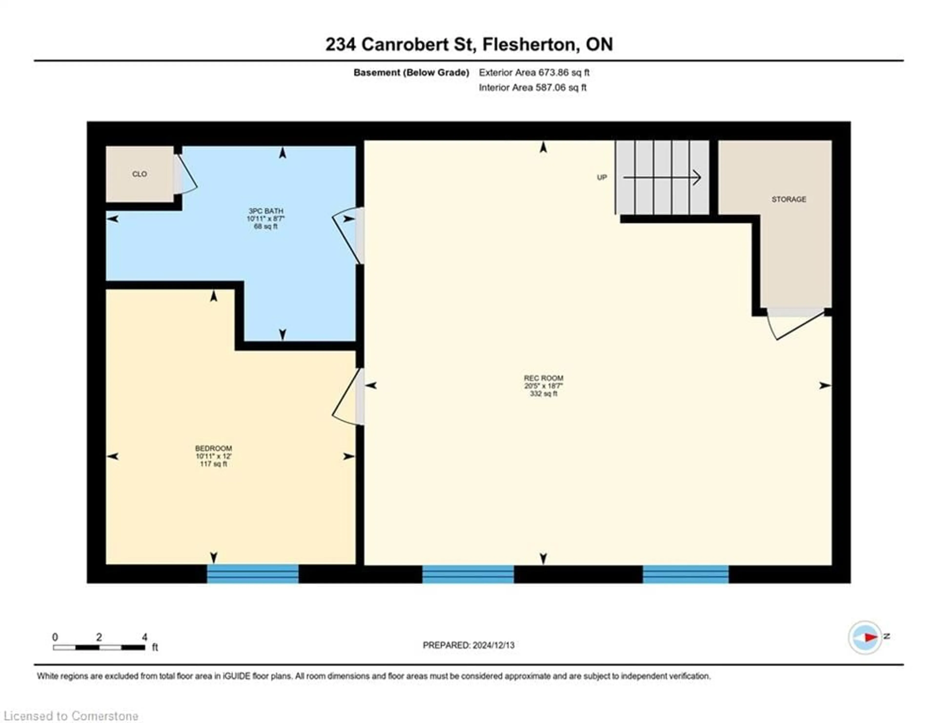 Floor plan for 234 Canrobert St, Eugenia Ontario N0C 1E0