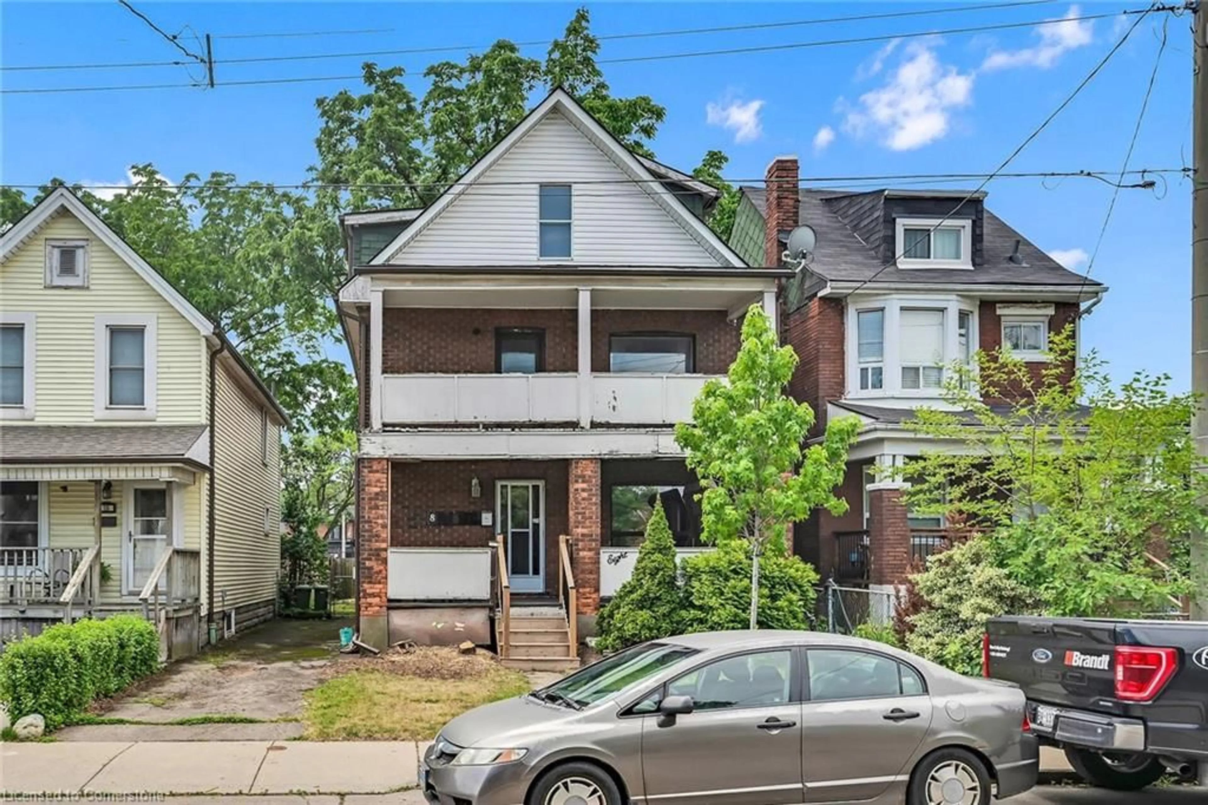 Home with brick exterior material, street for 8 Morris Ave, Hamilton Ontario L8L 1X7
